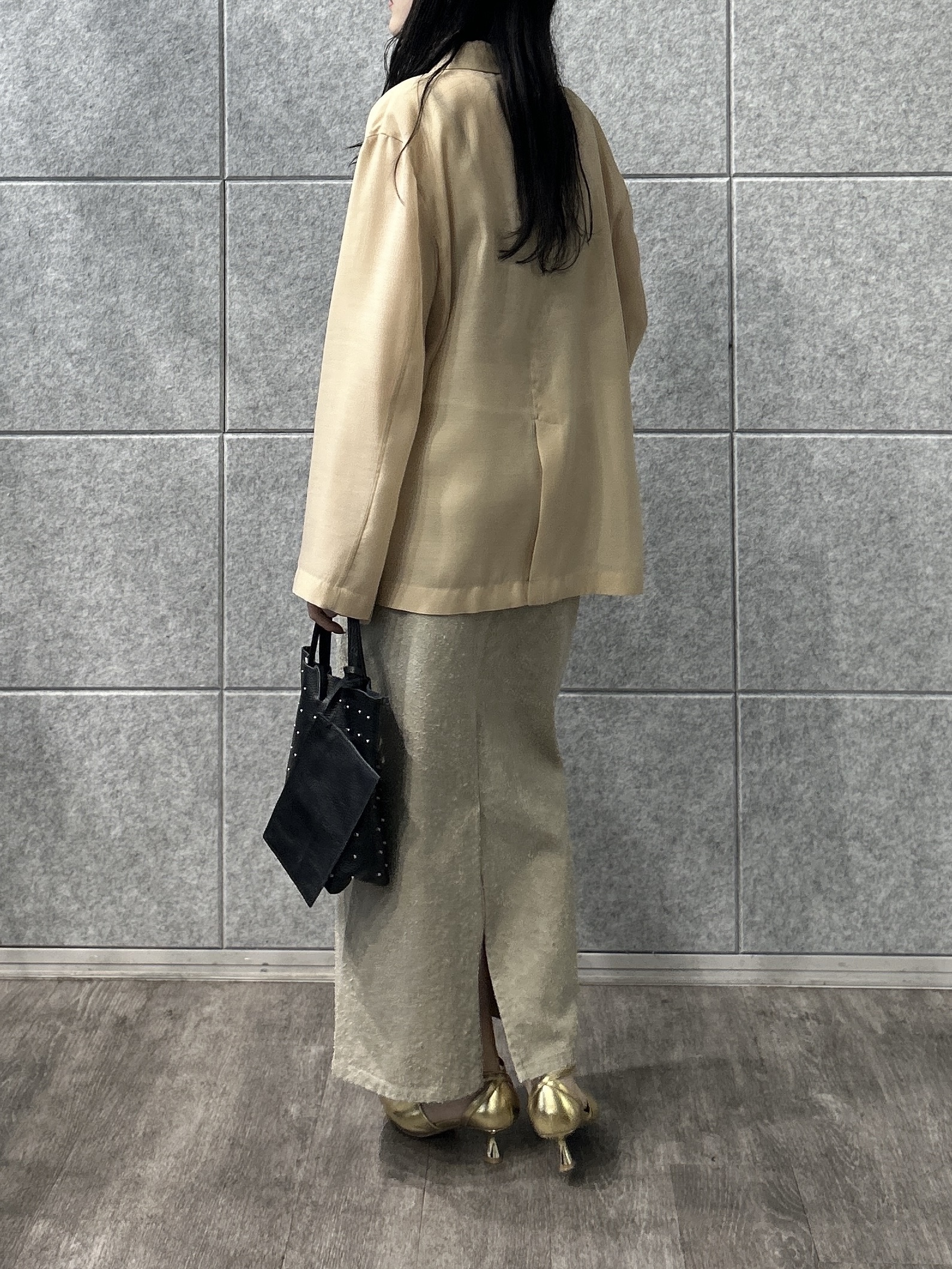 rinaさんの「INDIVI｜シアーシャツジャケット【接触冷感】」を使ったコーディネート