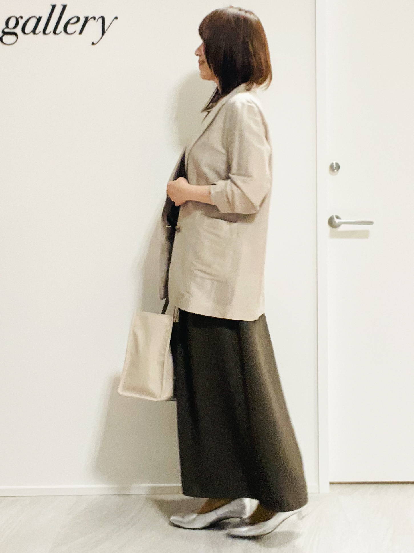 めいさんの「UNTITLED｜【前後2WAY/はっ水/セットアップ可】リラクシーフレンチスリーブブラウス」を使ったコーディネート