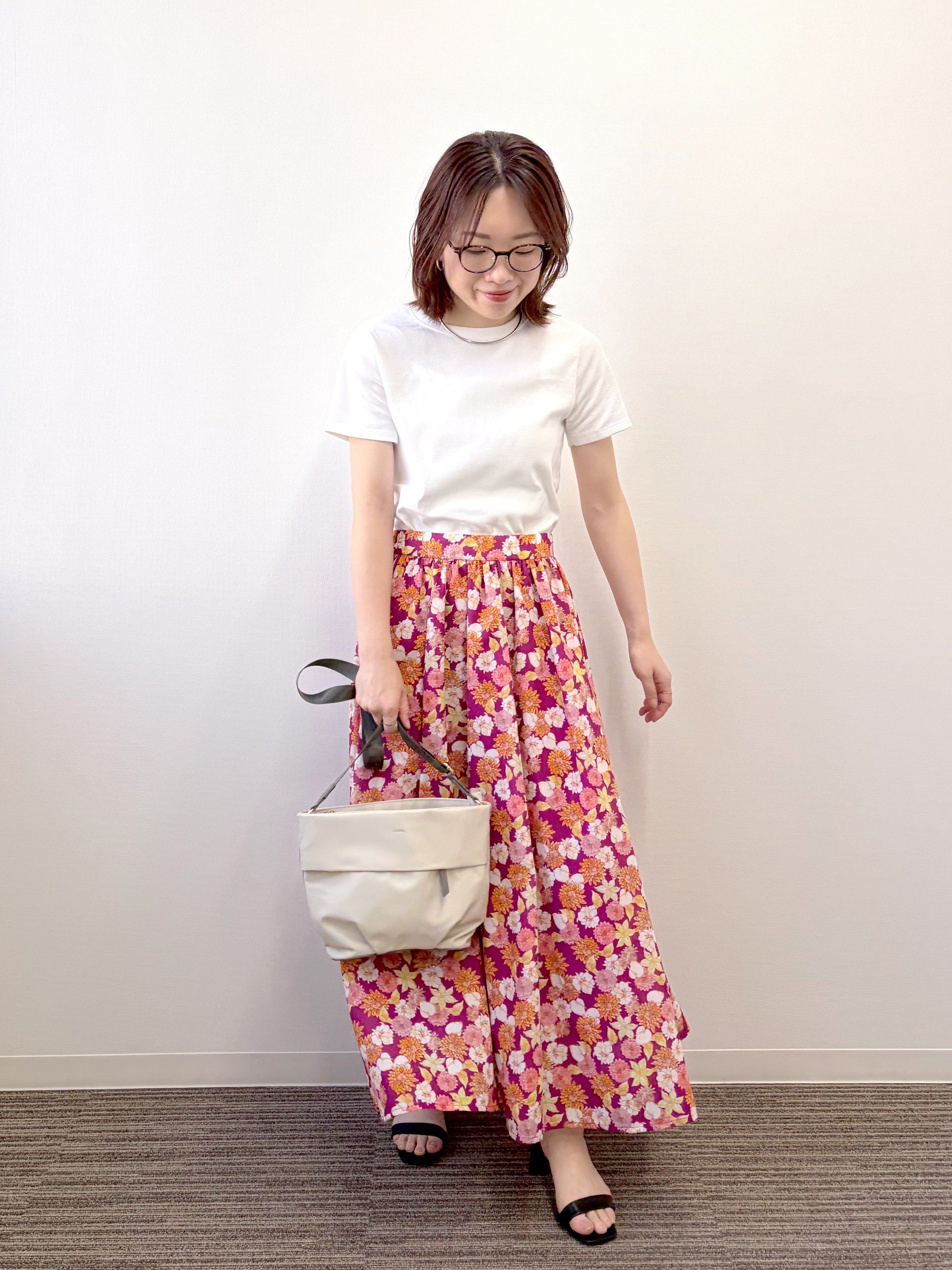 saoriさんの「【ITS&rsquo;DEMO&times;HIBIYA－KADAN】ギャザースカート」を使ったコーディネート