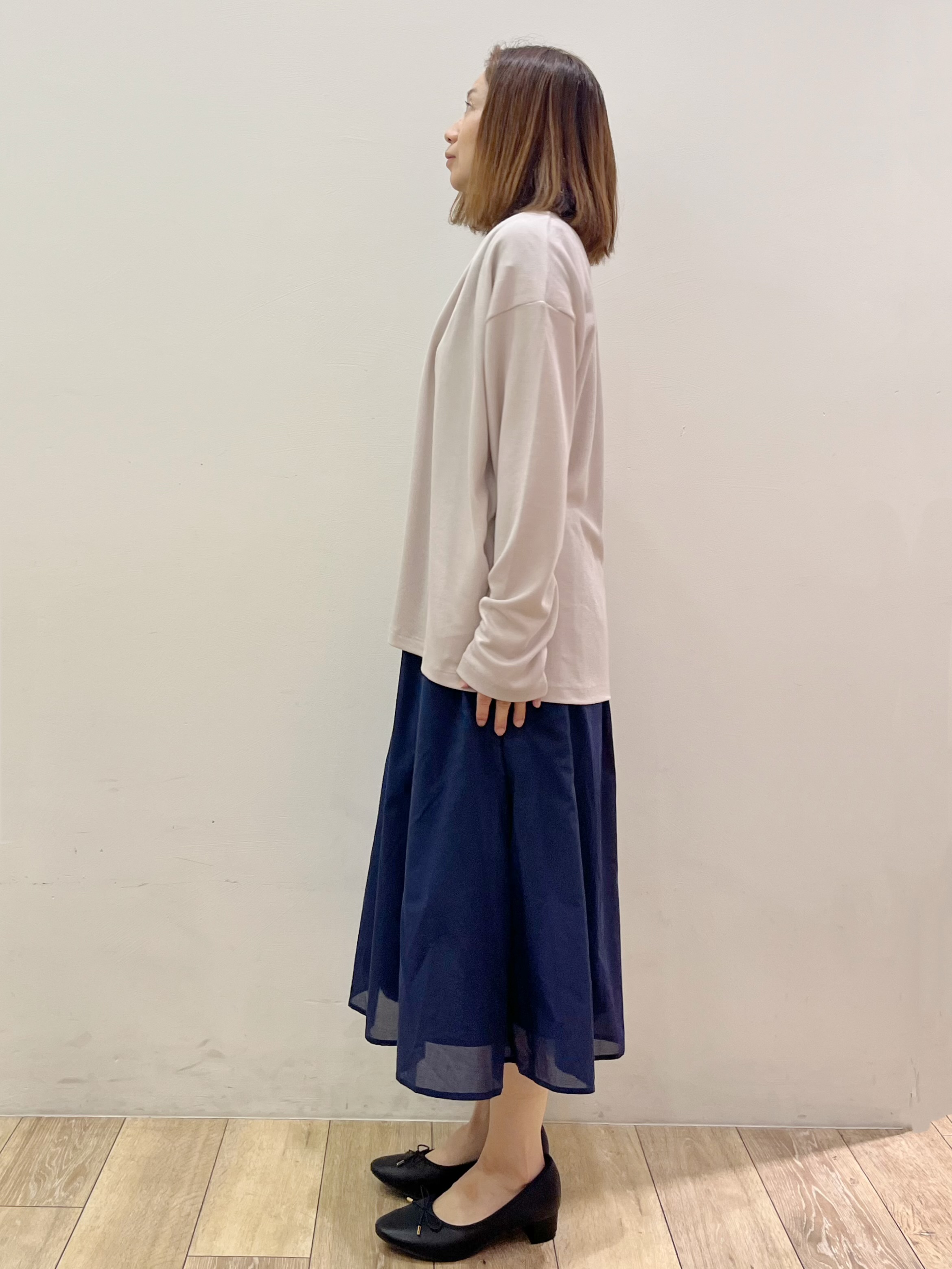 kcさんの「OPAQUE.CLIP｜【UVケア】ひんやりカーディガン《接触冷感／洗濯機OK》」を使ったコーディネート