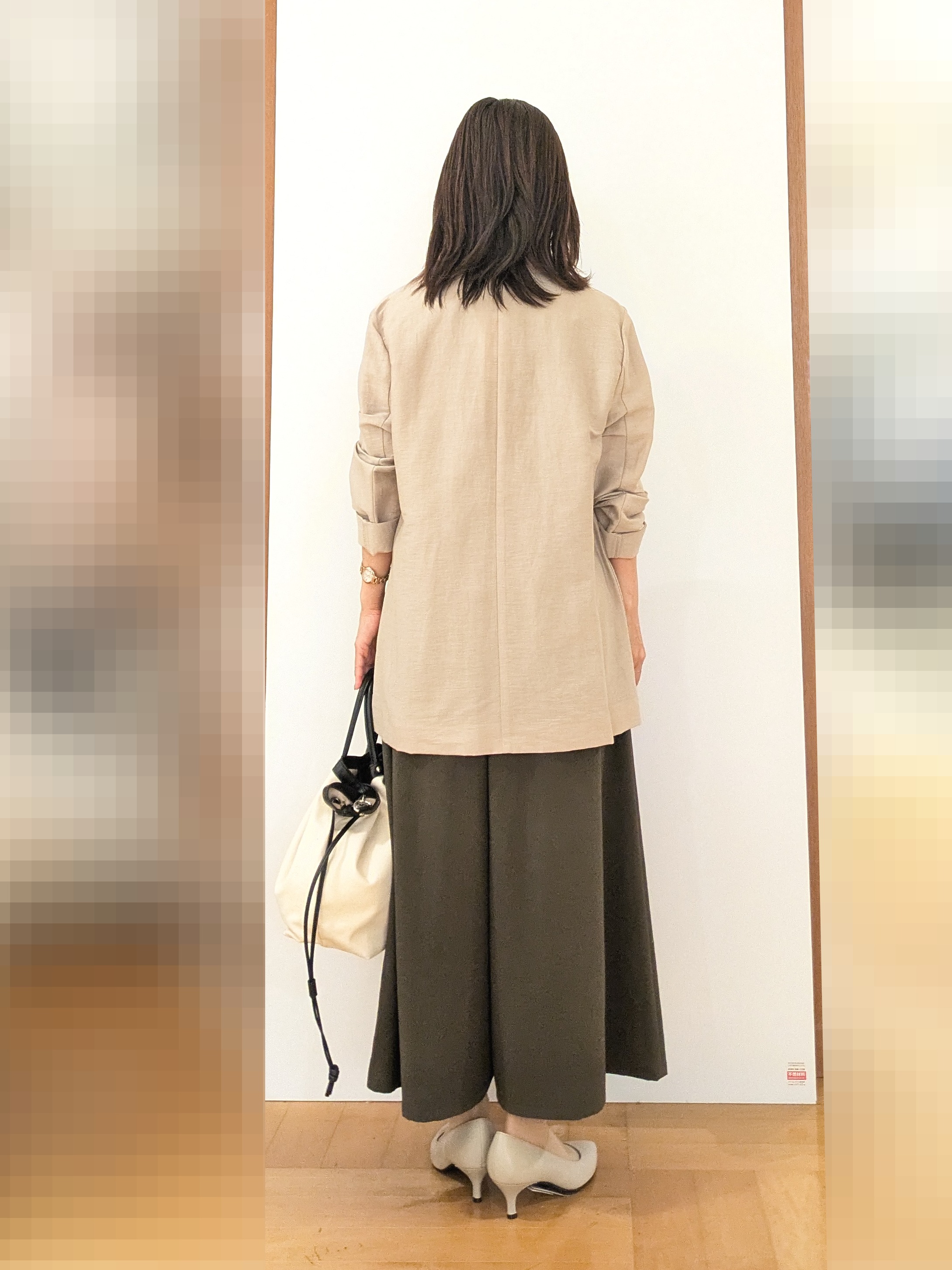 laverさんの「UNTITLED｜【程よいシアー感/洗える】エアリーバイオジャケット」を使ったコーディネート