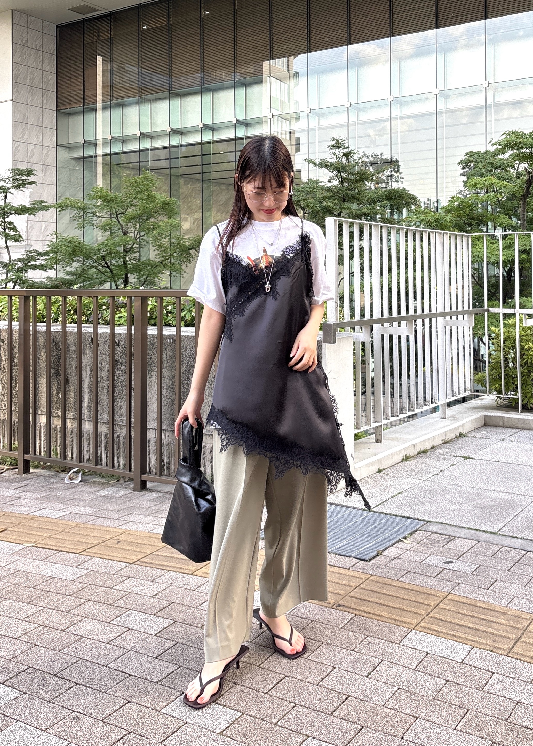 Renoさんの「INDIVI｜ワッシャーシアーダブルジャケット」を使ったコーディネート