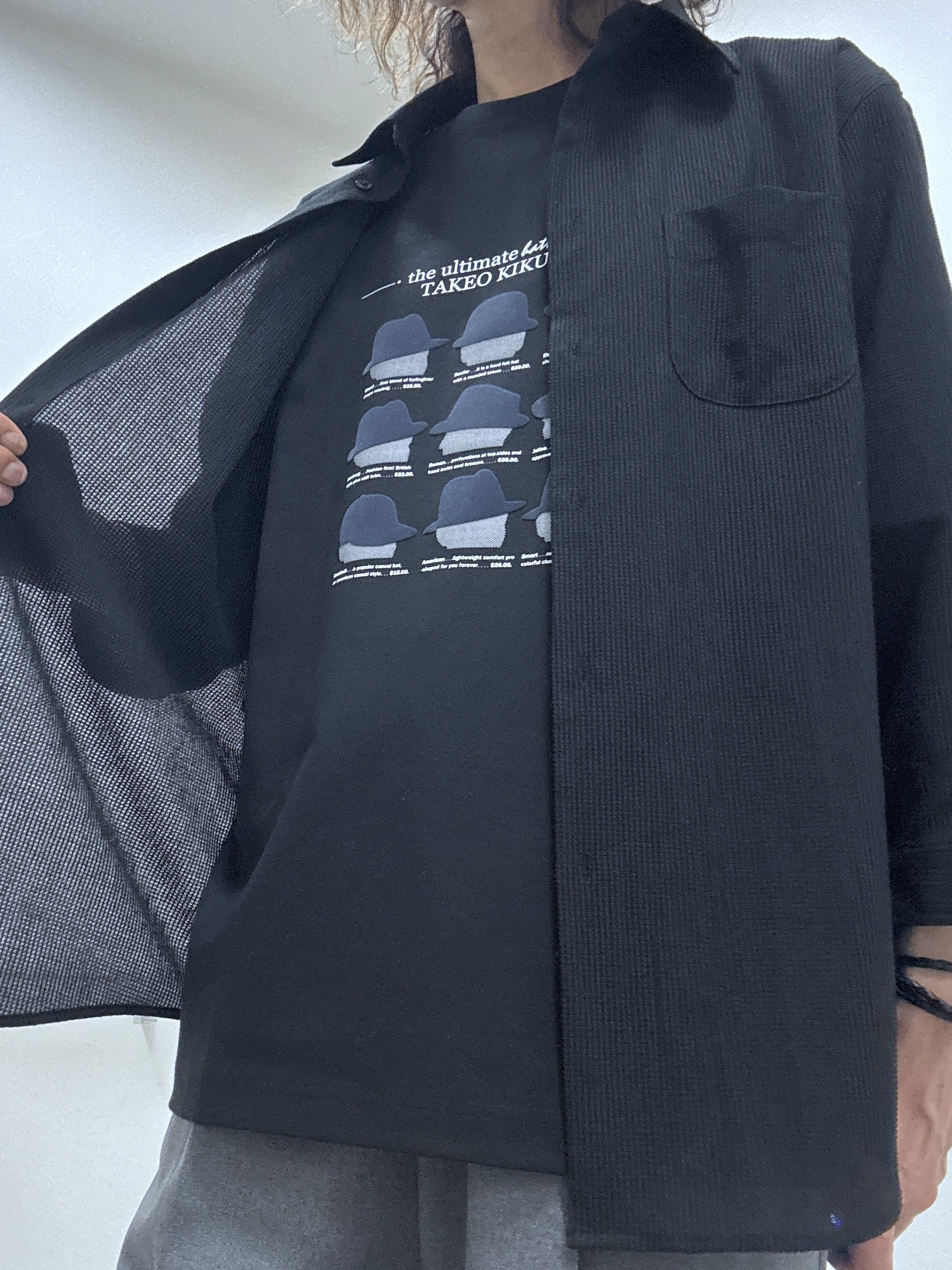 おーのさんの「TAKEO KIKUCHI｜【通気性】トリコットサッカー 7分袖シャツ」を使ったコーディネート