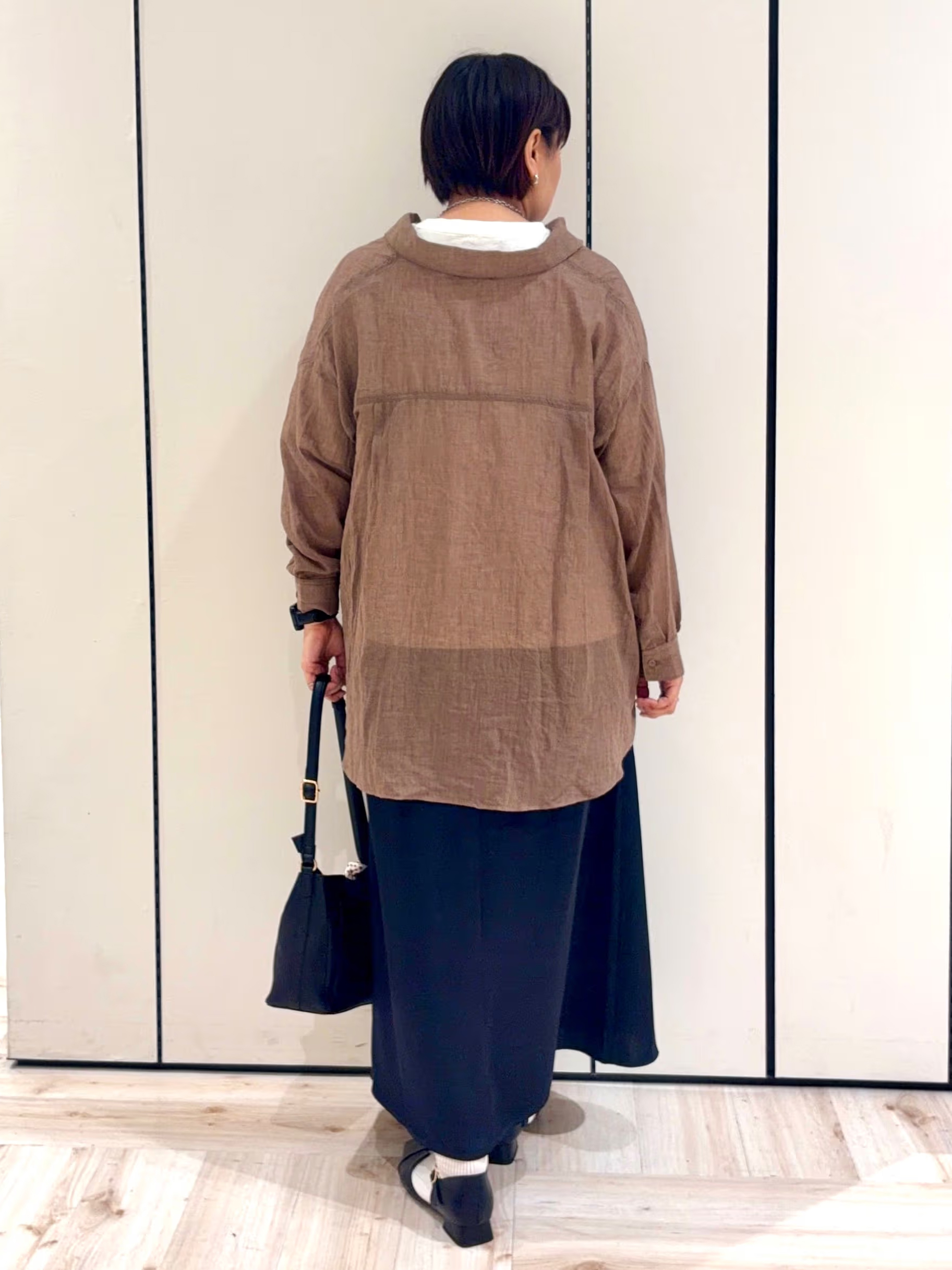 minさんの「SHOO･LA･RUE｜スカーフ付きショルダーバッグ」を使ったコーディネート