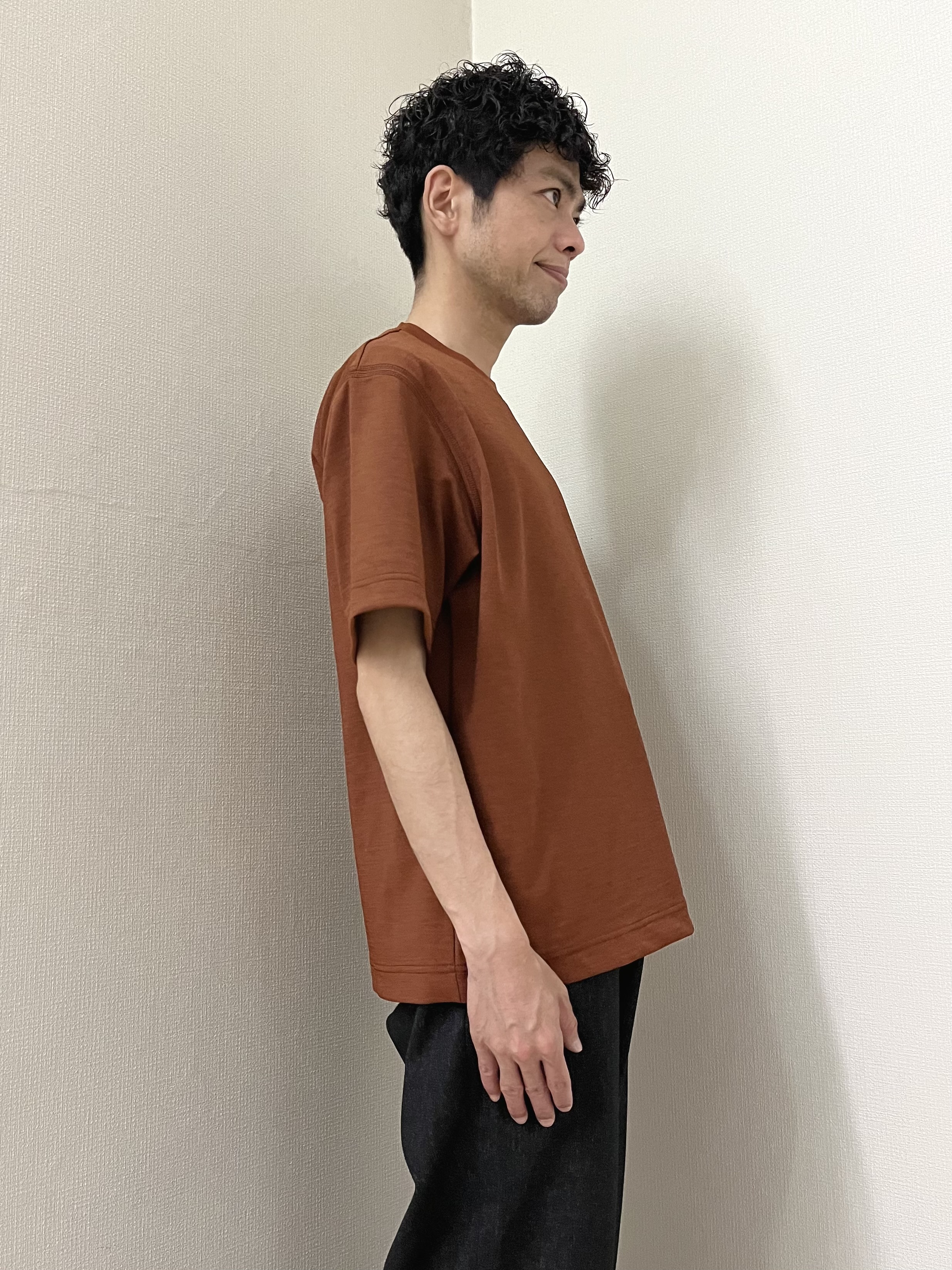 URAさんの「TAKEO KIKUCHI｜【BOWLER HAT LABEL】ボーラーハットウォーカー刺繍 半袖ボタンダウンシャツ」を使ったコーディネート