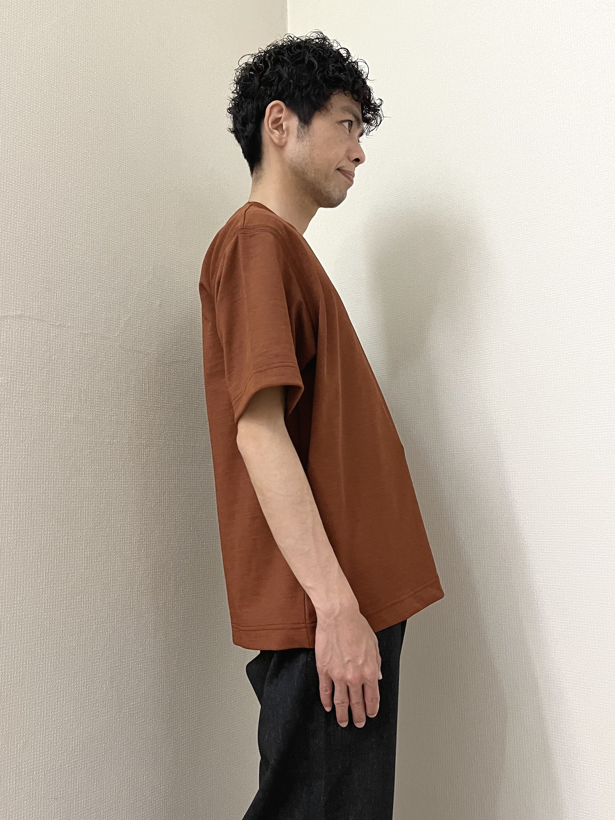 URAさんの「TAKEO KIKUCHI｜【BOWLER HAT LABEL】ボーラーハットウォーカー刺繍 半袖ボタンダウンシャツ」を使ったコーディネート
