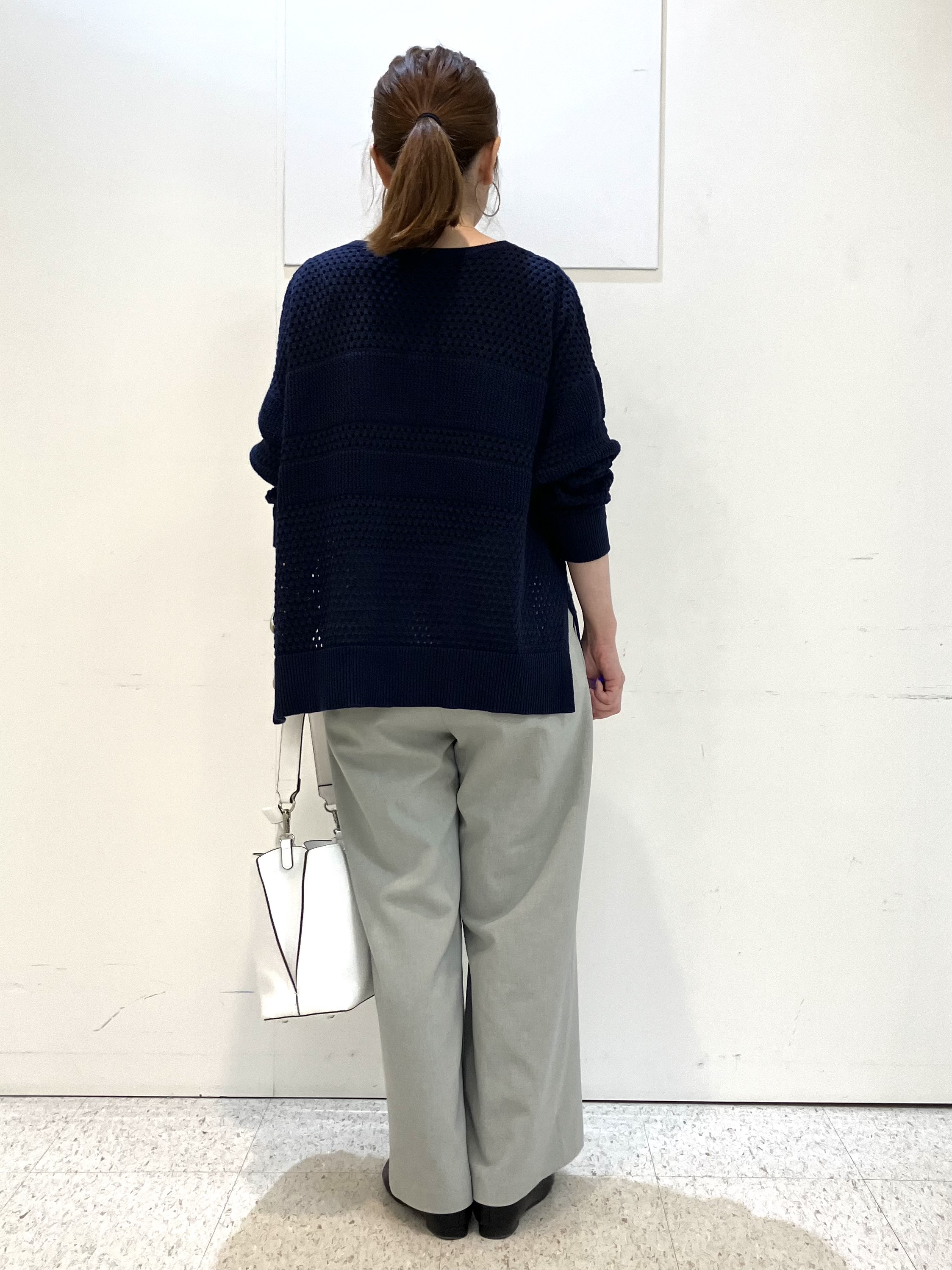 kozuさんの「Reflect｜【レイヤードにおすすめ◎】メッシュ風ドライタッチニット」を使ったコーディネート