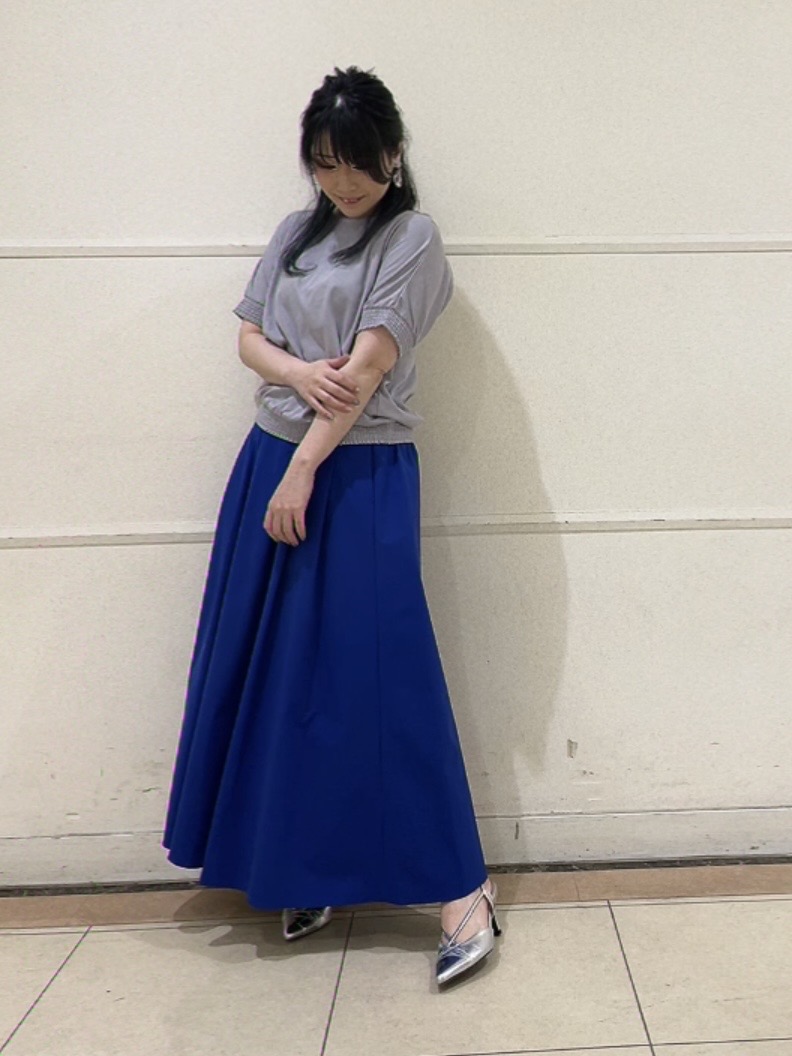 watanabeさんの「UNTITLED｜【接触冷感/汗染み防止/吸水速乾/UVカット】シャーリングプルオーバー」を使ったコーディネート