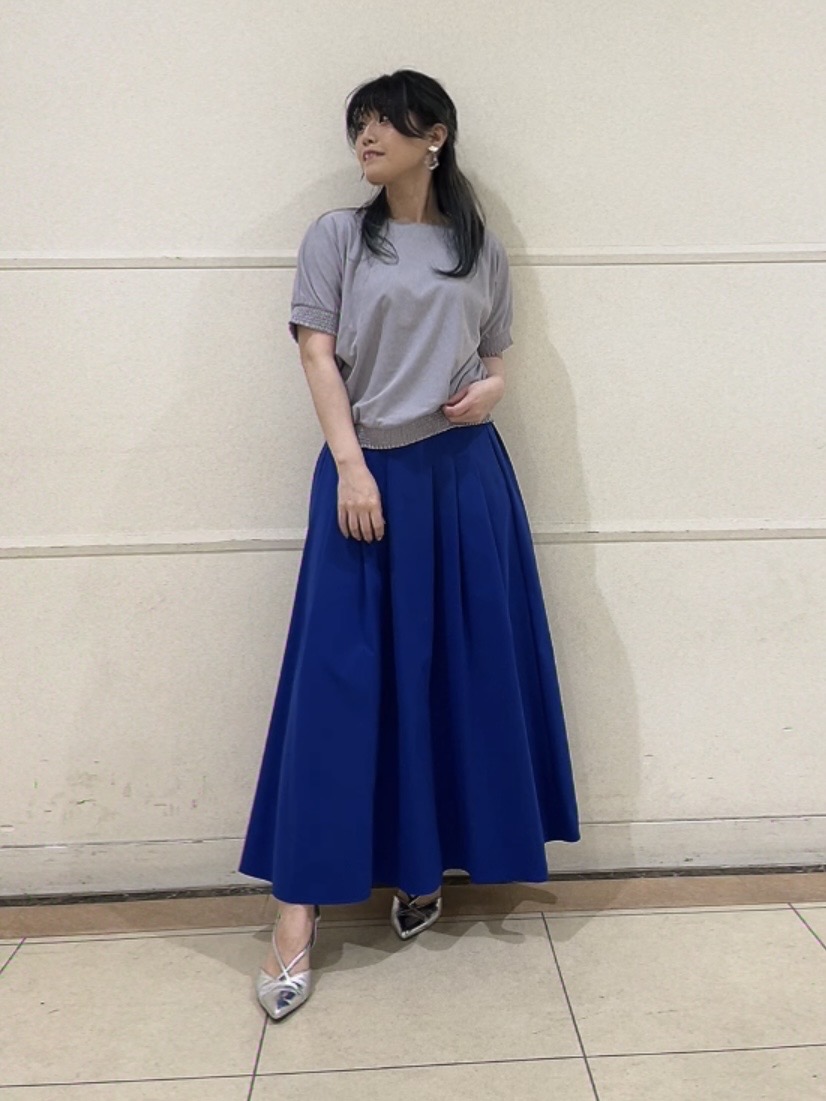 watanabeさんの「UNTITLED｜【接触冷感/汗染み防止/吸水速乾/UVカット】シャーリングプルオーバー」を使ったコーディネート