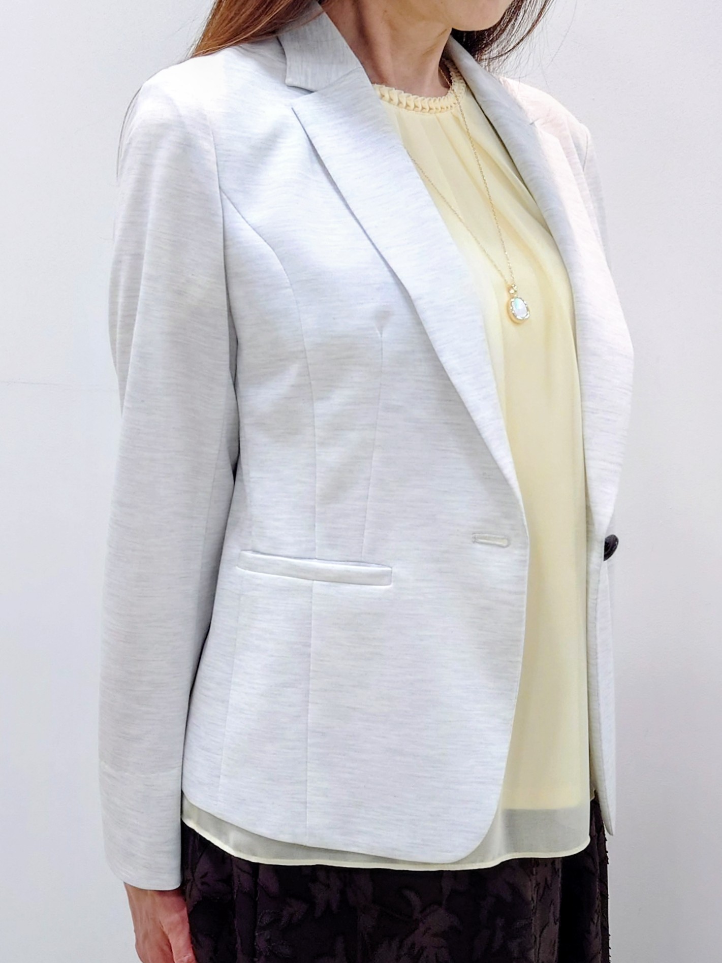 yoshiさんの「Reflect｜【SS-4Lサイズ／UVカット／接触冷感】匠ジャケット／ベーシックテーラード」を使ったコーディネート
