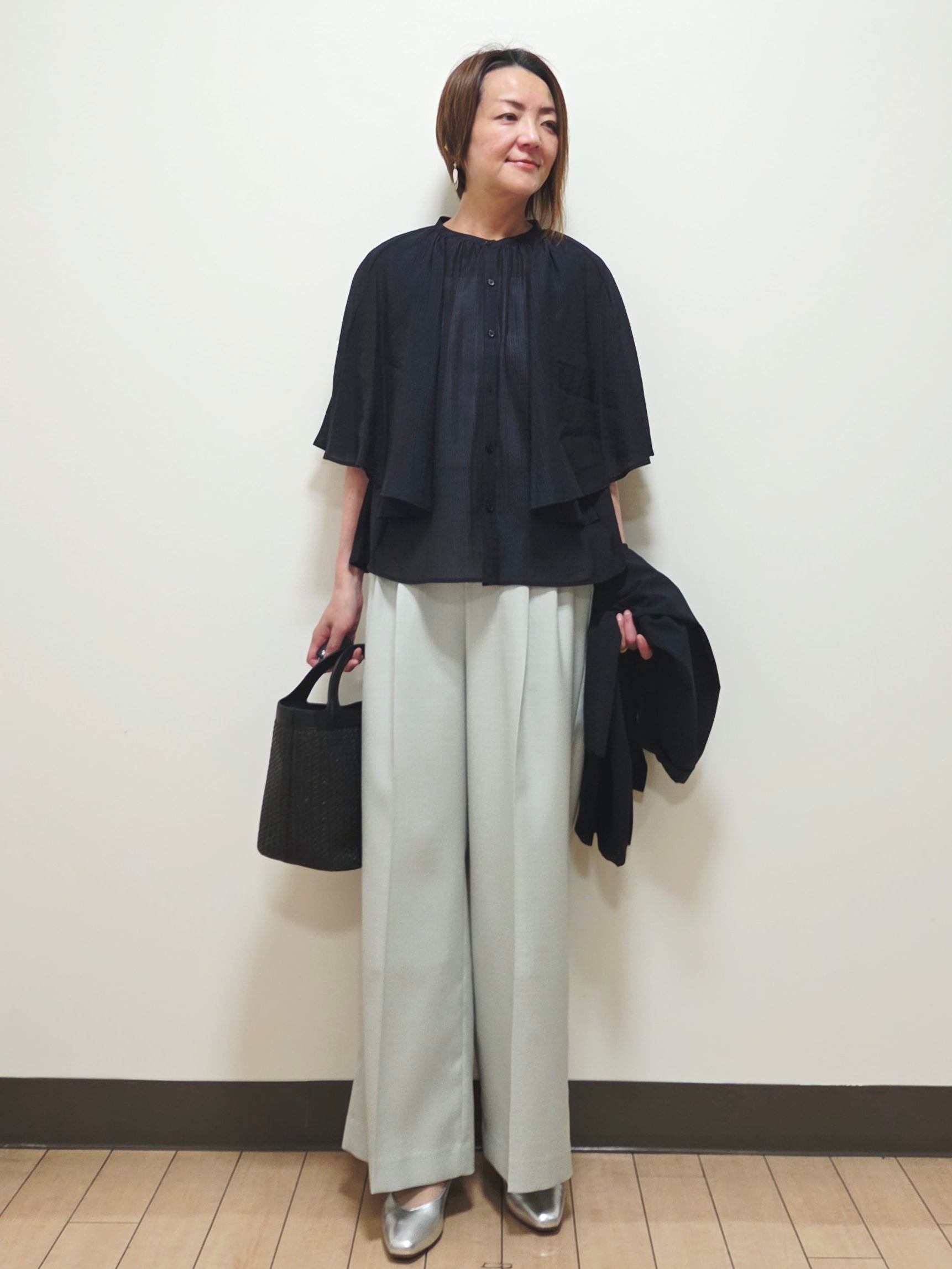 yuuさんの「Reflect｜【SS-4Lサイズ／接触冷感／シワになりにくい】リラクシーテーラードジャケット」を使ったコーディネート