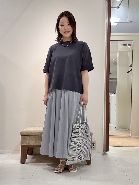 YUIさんの「UNTITLED｜【アンサンブル可/Tシャツ風/ゆったり】リラックスニットトップス」を使ったコーディネート