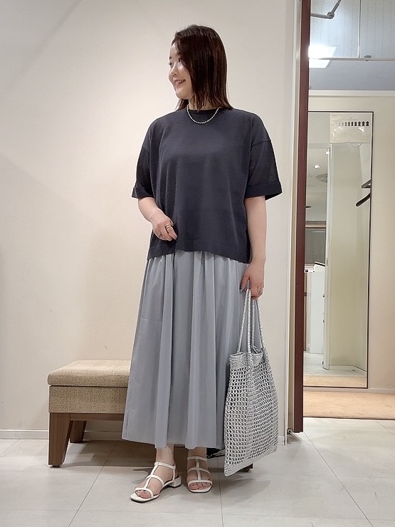 YUIさんの「UNTITLED｜【アンサンブル可/Tシャツ風/ゆったり】リラックスニットトップス」を使ったコーディネート