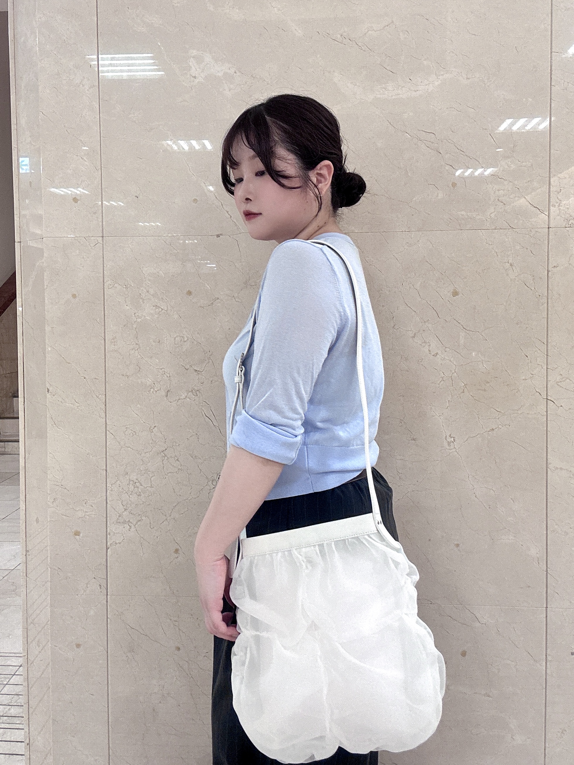 mさんの「HIROKO HAYASHI｜FABRE（ファーブル）ショルダーバッグ」を使ったコーディネート