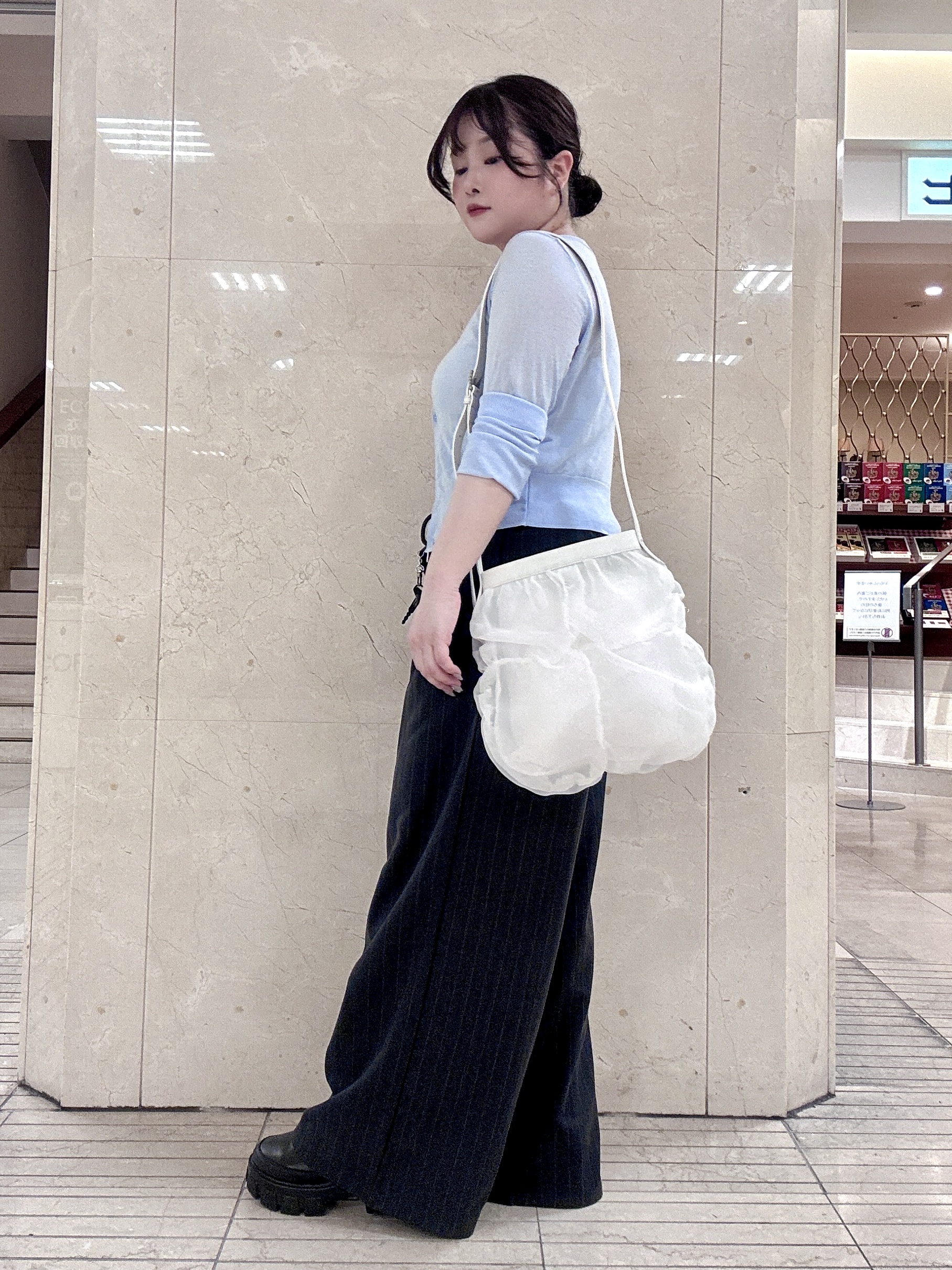 mさんの「HIROKO HAYASHI｜FABRE（ファーブル）ショルダーバッグ」を使ったコーディネート