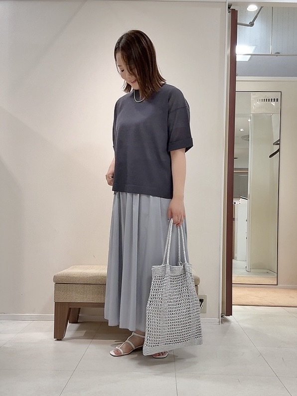 YUIさんの「UNTITLED｜【アンサンブル可/Tシャツ風/ゆったり】リラックスニットトップス」を使ったコーディネート