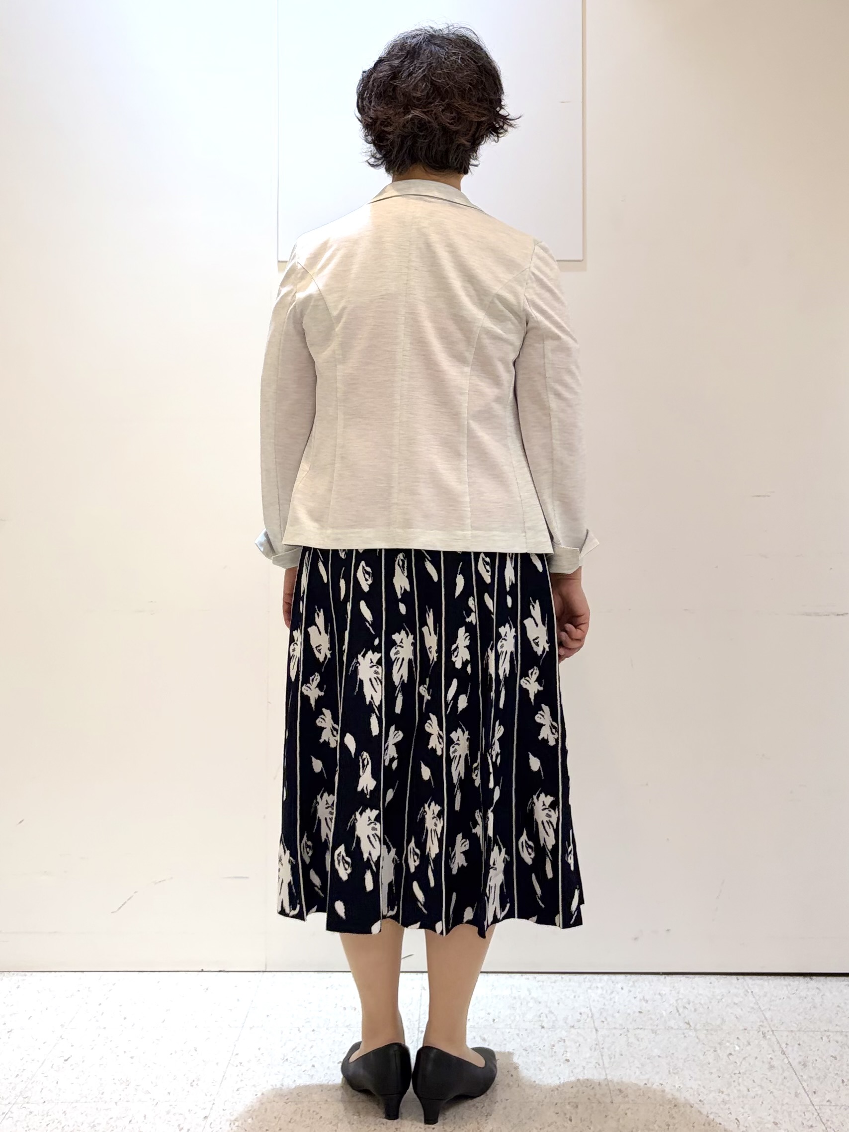 ヤスコさんの「Reflect｜【SS-4Lサイズ／UVカット／接触冷感】匠ジャケット／ベーシックテーラード」を使ったコーディネート