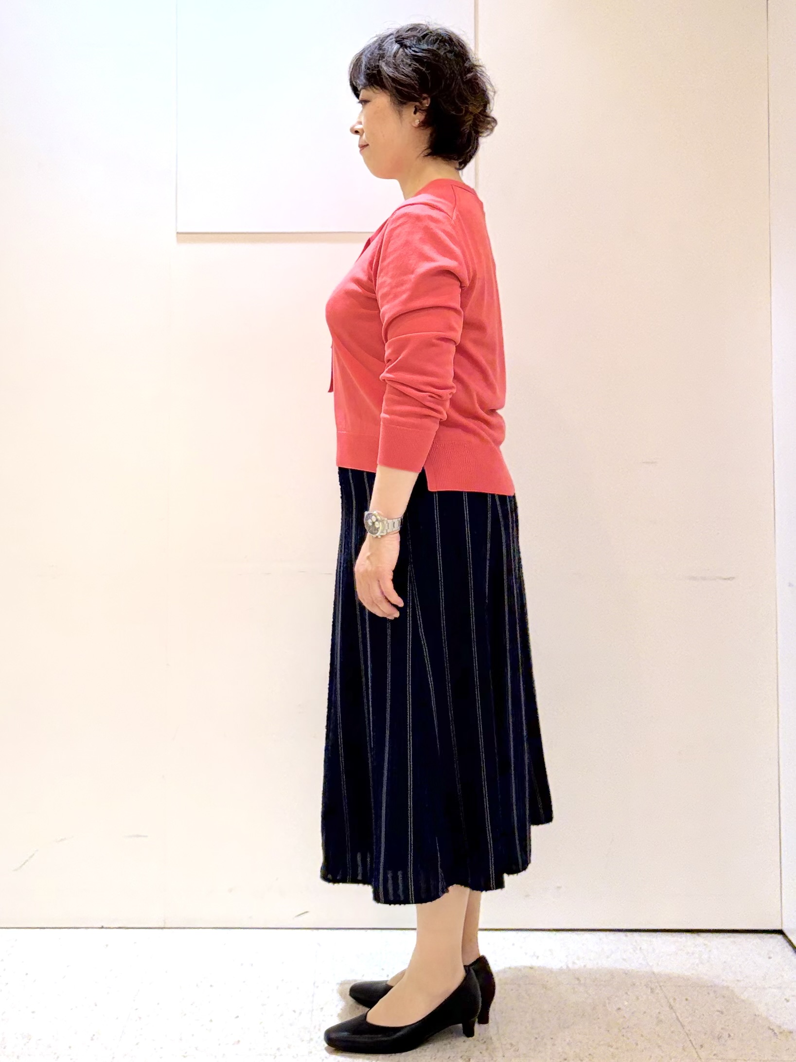 ヤスコさんの「Reflect｜【SS-4Lサイズ／UVカット／接触冷感】匠ジャケット／ベーシックテーラード」を使ったコーディネート
