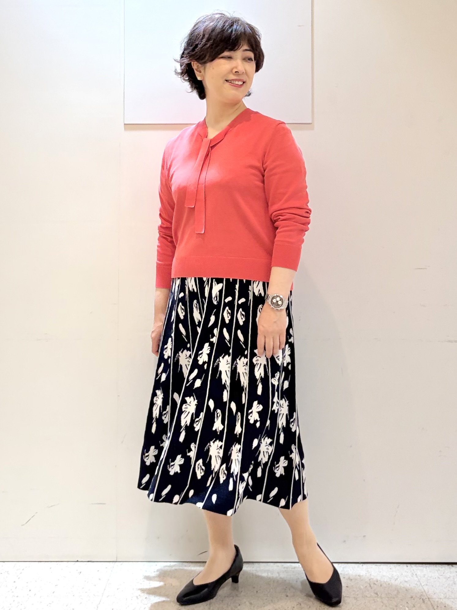 ヤスコさんの「Reflect｜【SS-4Lサイズ／UVカット／接触冷感】匠ジャケット／ベーシックテーラード」を使ったコーディネート