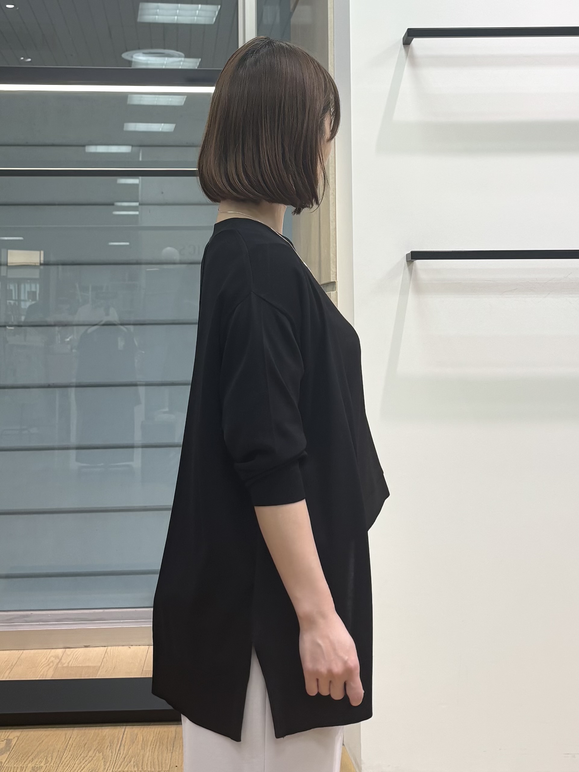 asamiさんの「INDIVI｜【洗える／2WAY／裾ドロスト付き】 ドルマンスリーブチュニックトップス」を使ったコーディネート