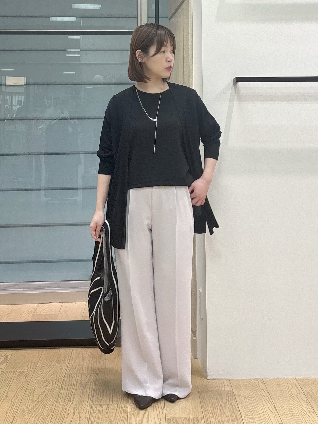 asamiさんの「INDIVI｜【洗える／2WAY／裾ドロスト付き】 ドルマンスリーブチュニックトップス」を使ったコーディネート