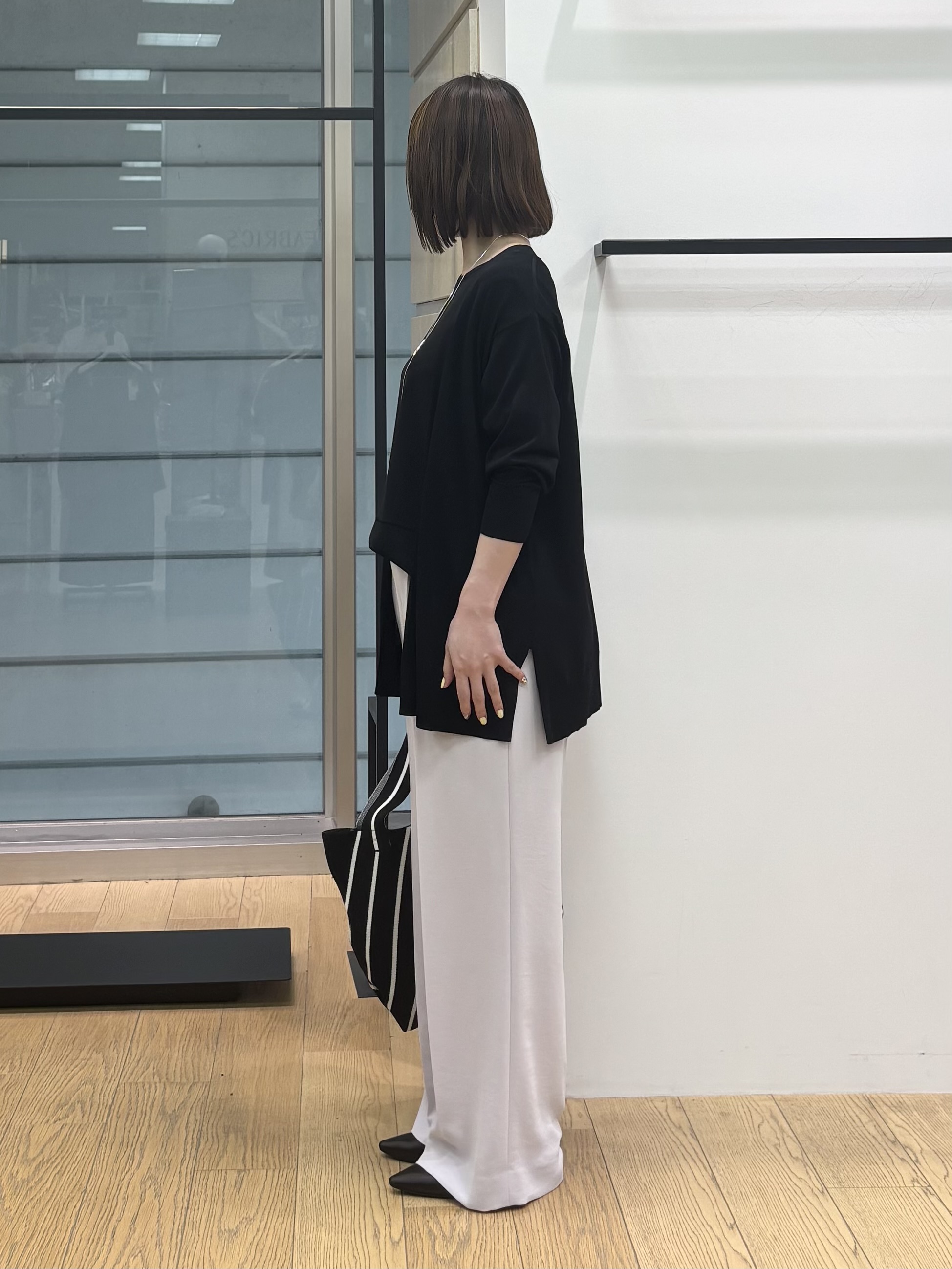 asamiさんの「INDIVI｜【洗える／2WAY／裾ドロスト付き】 ドルマンスリーブチュニックトップス」を使ったコーディネート