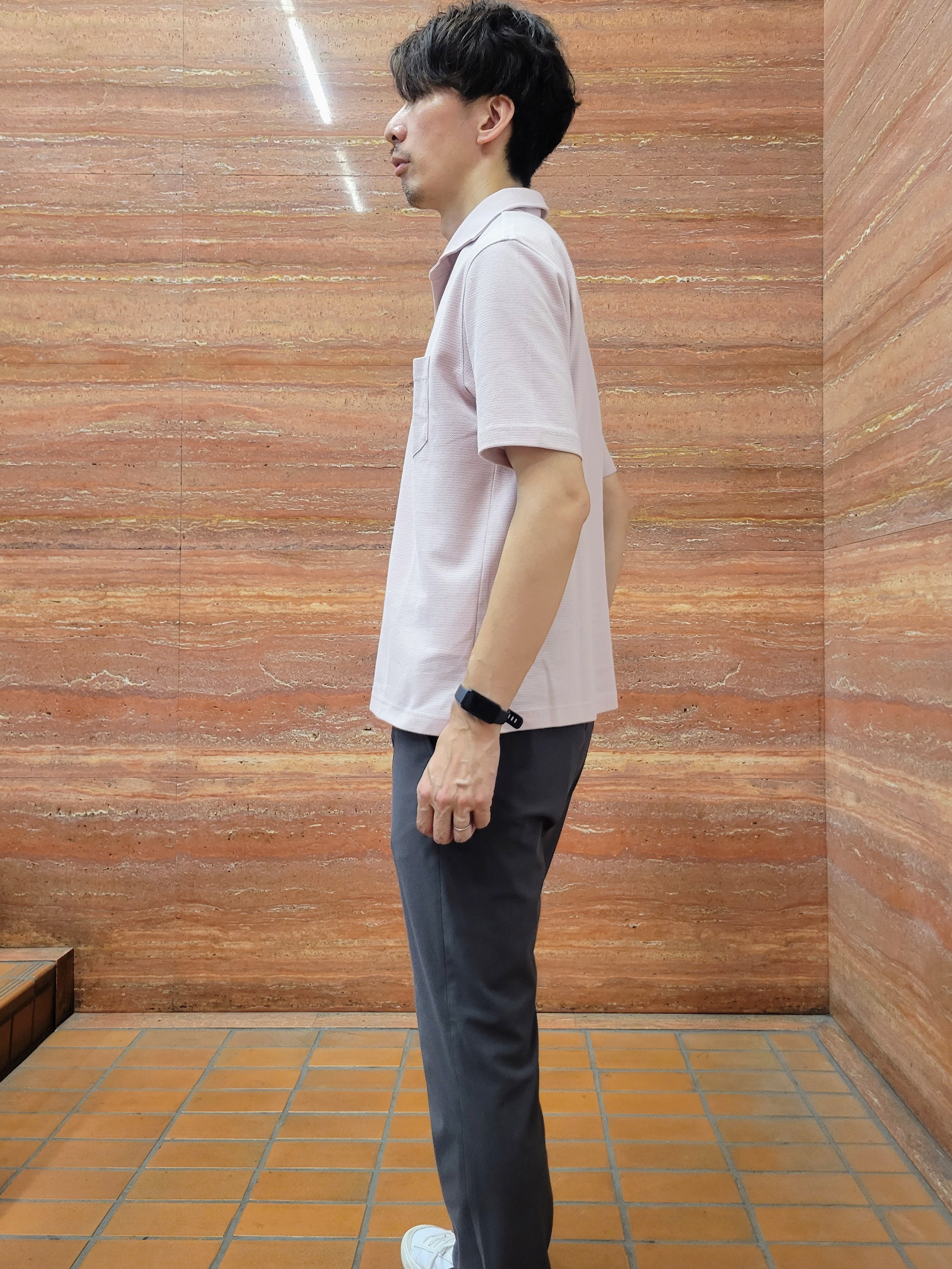 piroyaさんの「TAKEO KIKUCHI｜【抗菌防臭】ステイフレッシュ ポロシャツ」を使ったコーディネート