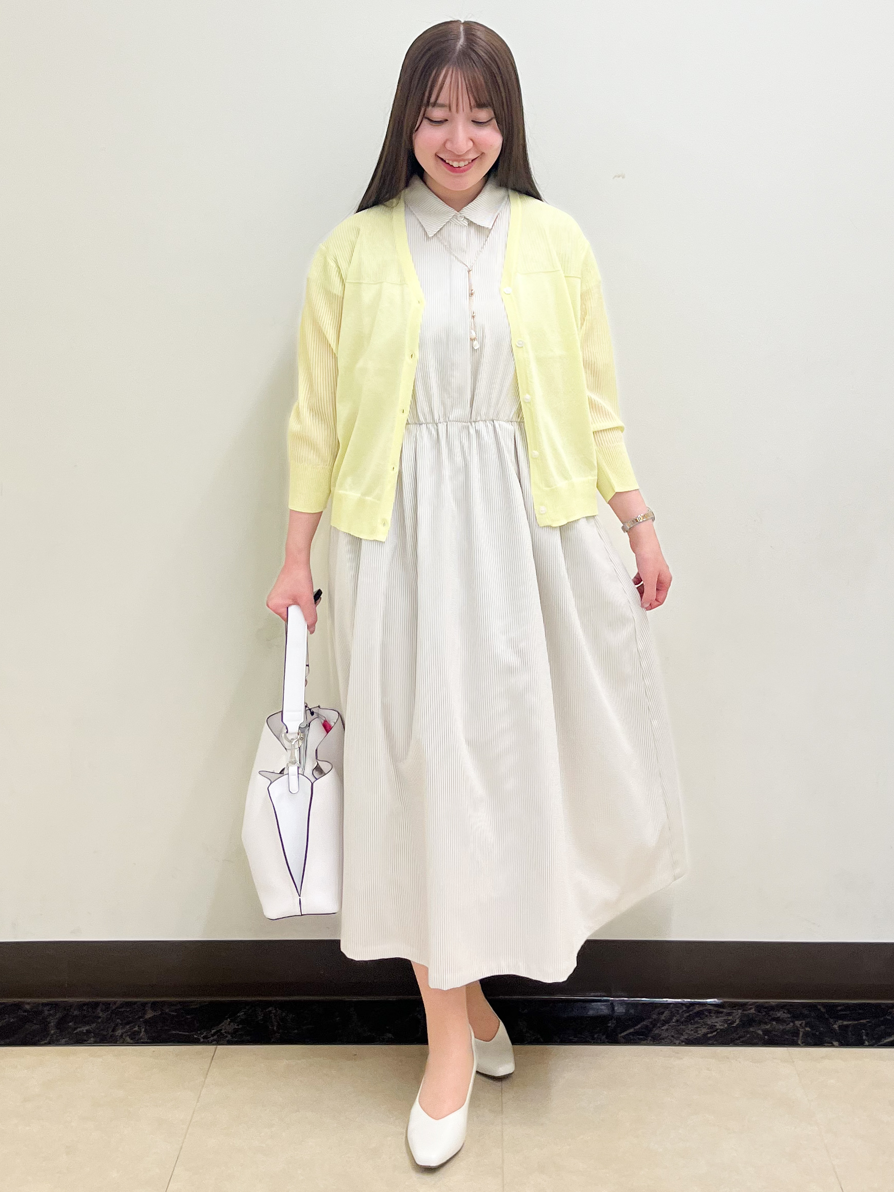 mikikoさんの「Reflect｜フレンチスリーブシャツワンピース」を使ったコーディネート