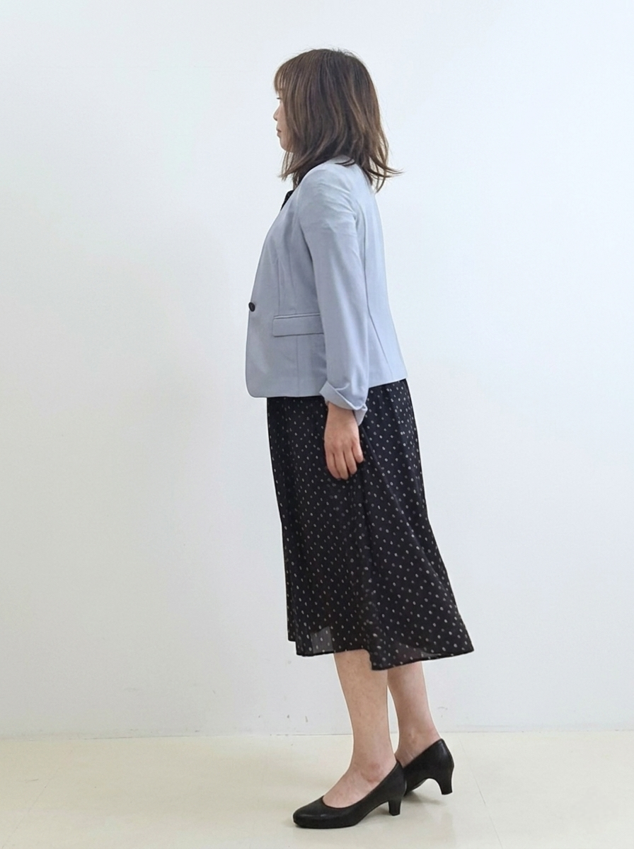 S.xuliさんの「Reflect｜【UVカット／接触冷感／セットアップ可】ノーカラージャケット」を使ったコーディネート