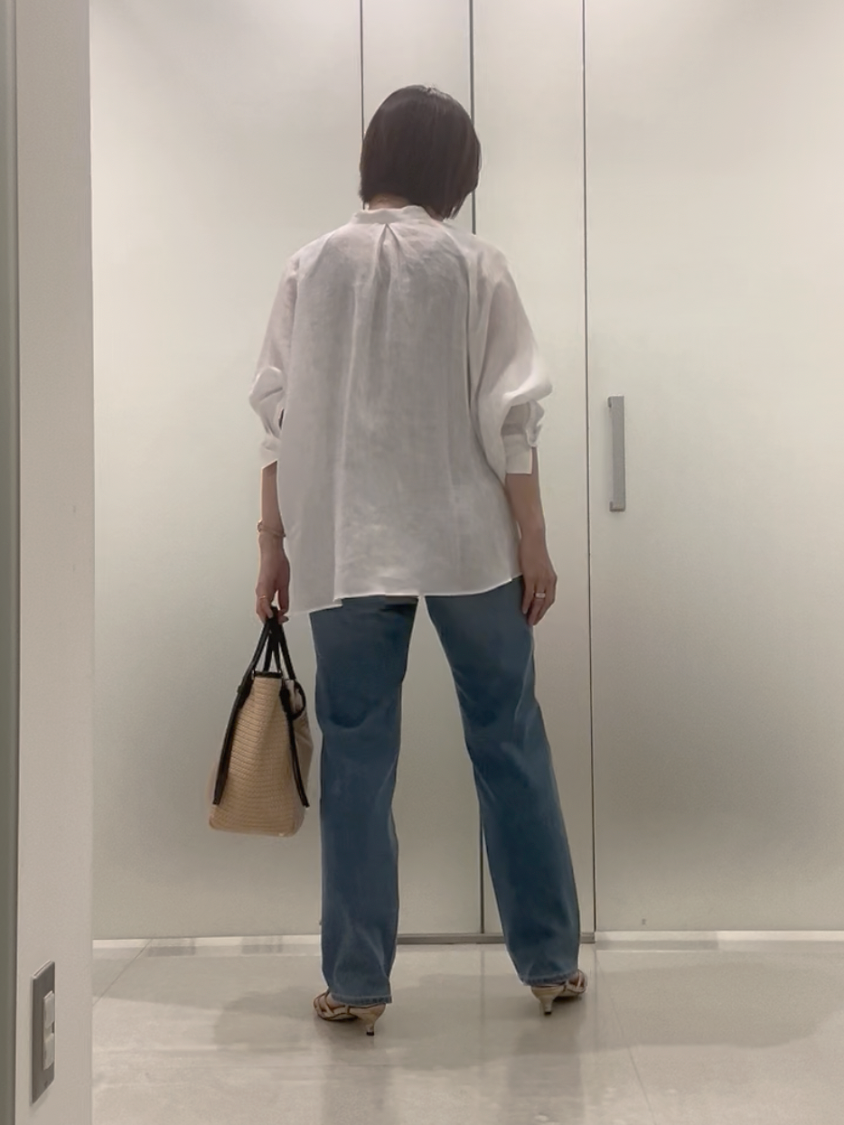 まどかさんの「UNTITLED｜【麻100】リネンドルマンシャツ」を使ったコーディネート