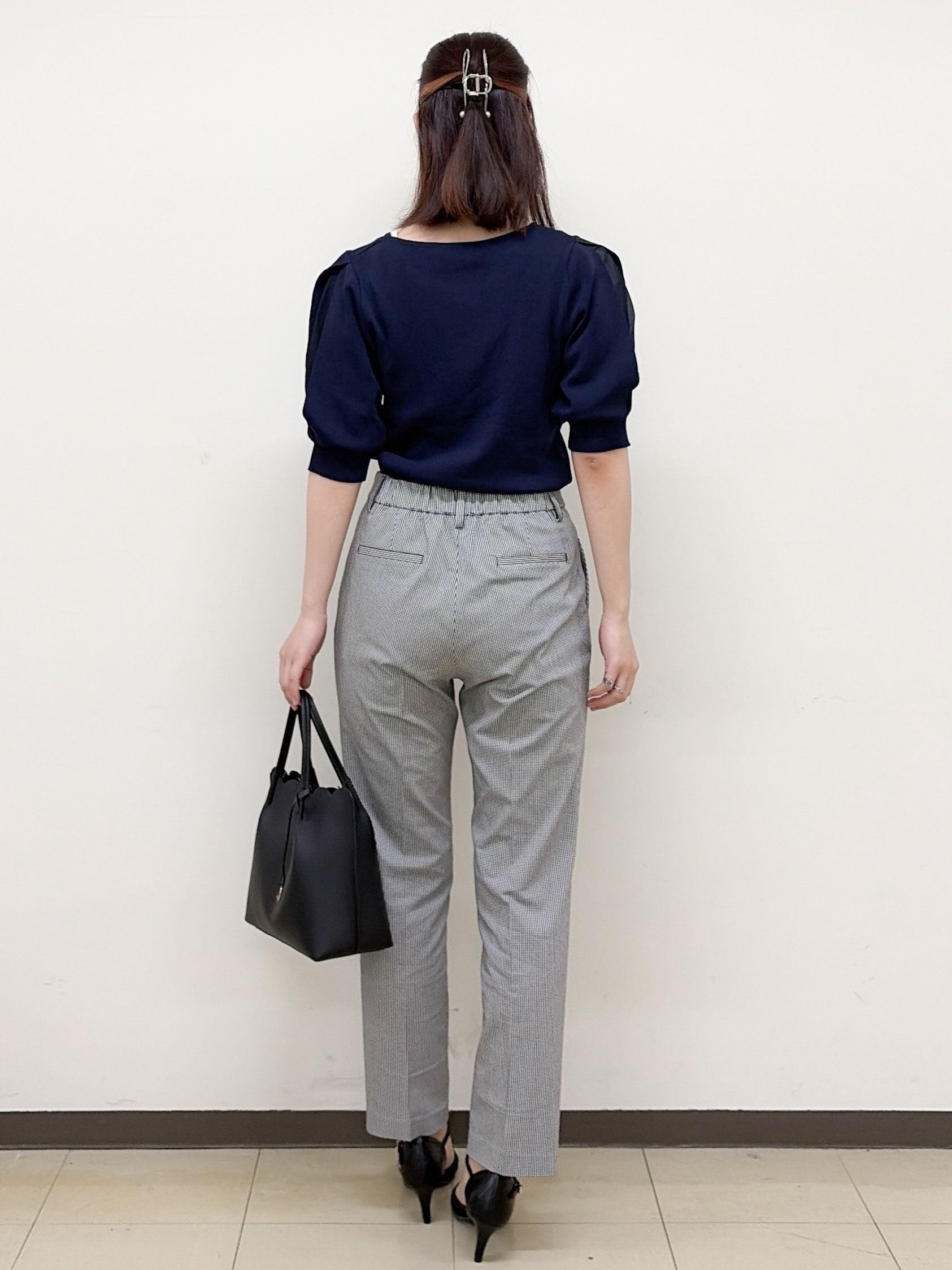yurinaさんの「index｜【接触冷感】クールタッチラップスリーブニット《UVケア／洗濯機OK／XS～3L／9col》」を使ったコーディネート
