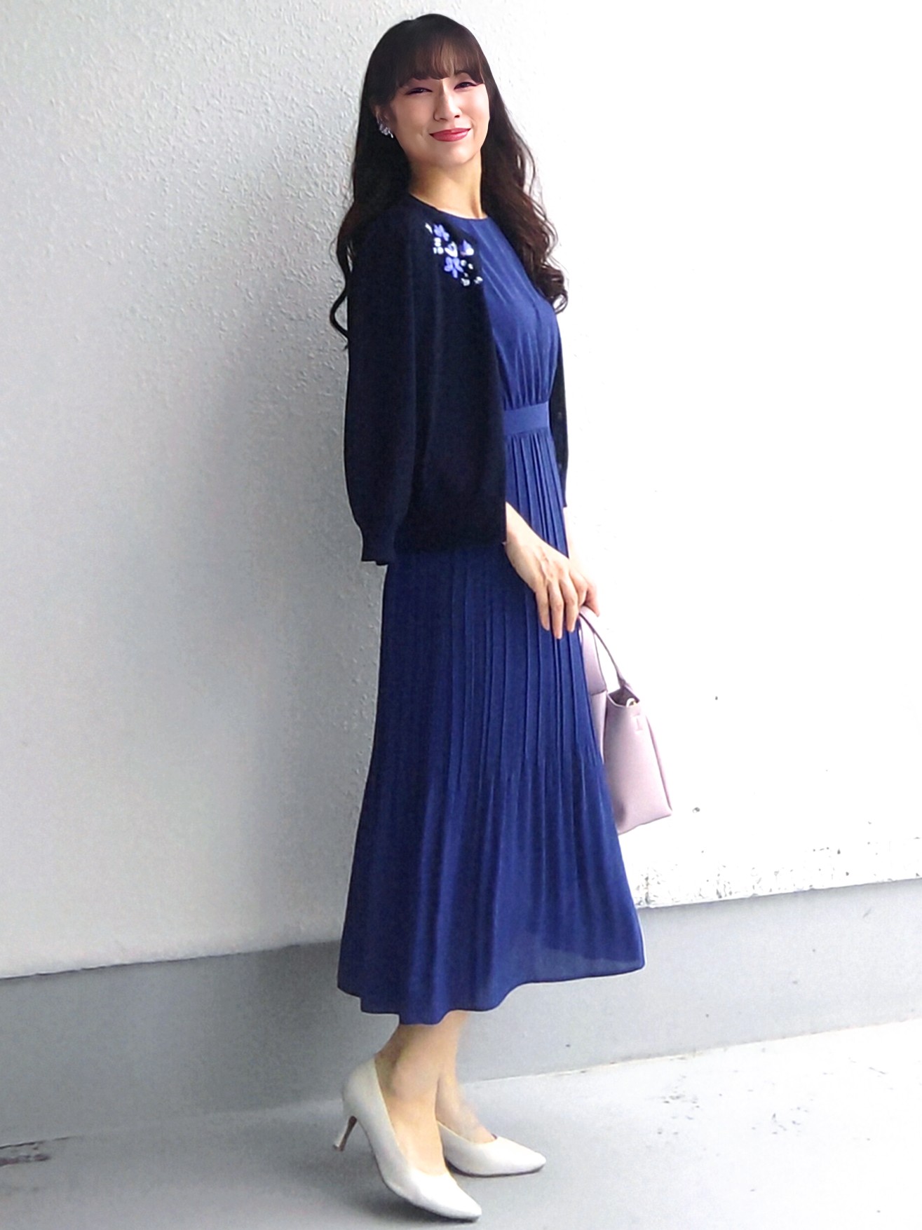 keinaさんの「SunaUna｜【SS～Lサイズ展開／スパンコール・ビジュー・刺繍】クラフトカーディガン」を使ったコーディネート