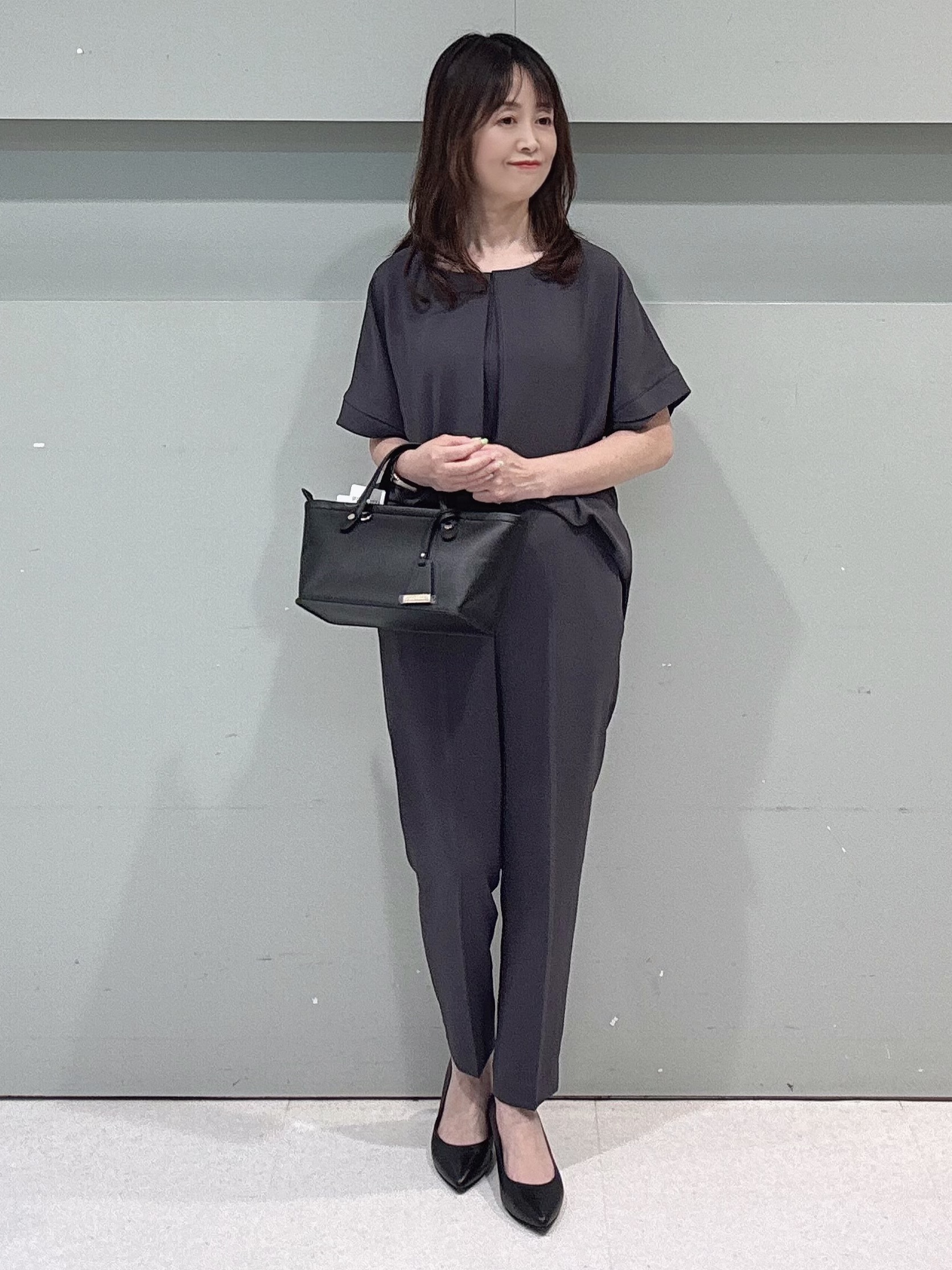makiさんの「UNTITLED｜【セットアップ可/接触冷感/通気性】ドライシアーダブルジャケット」を使ったコーディネート