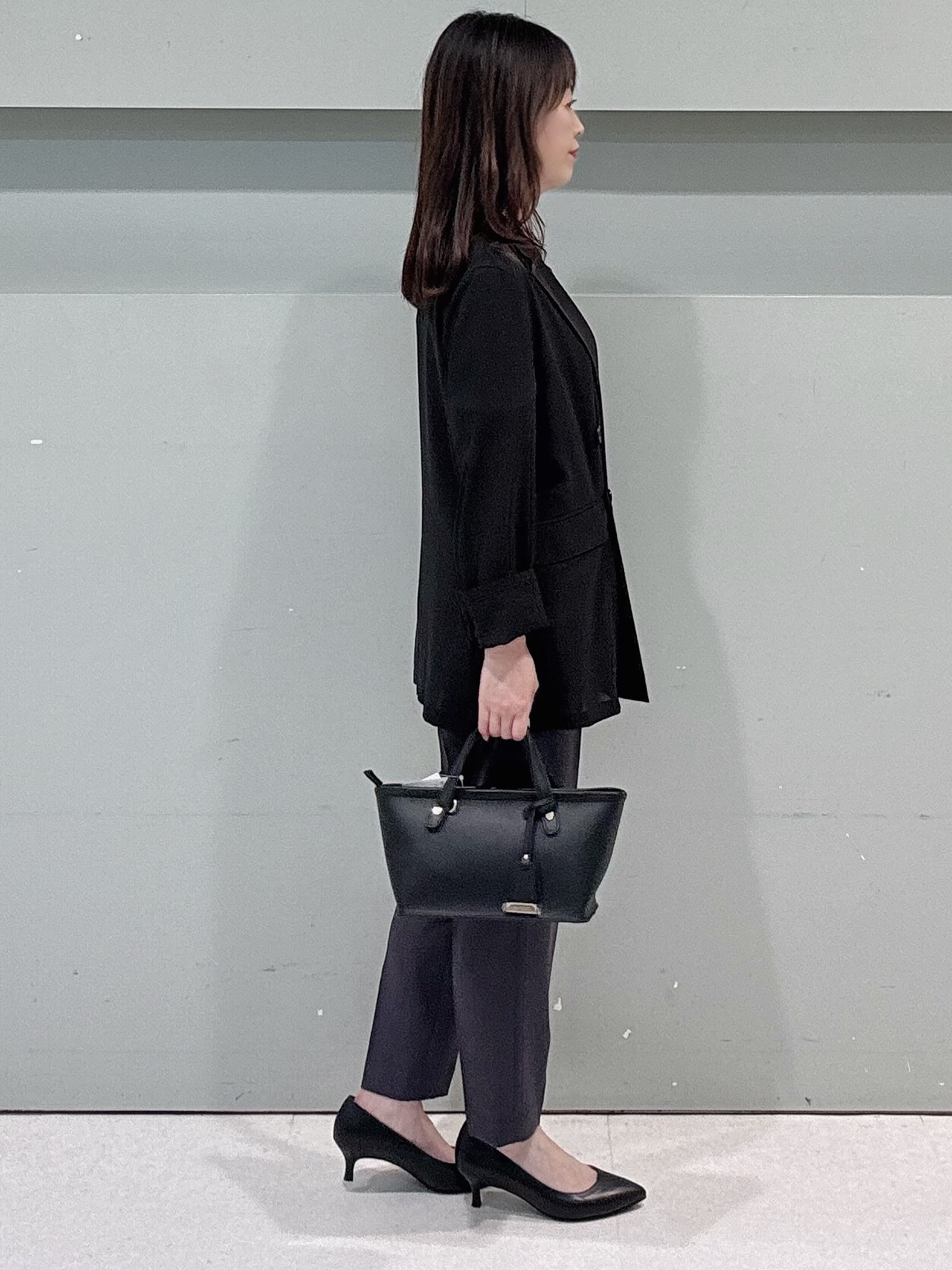 makiさんの「UNTITLED｜【セットアップ可/接触冷感/通気性】ドライシアーダブルジャケット」を使ったコーディネート