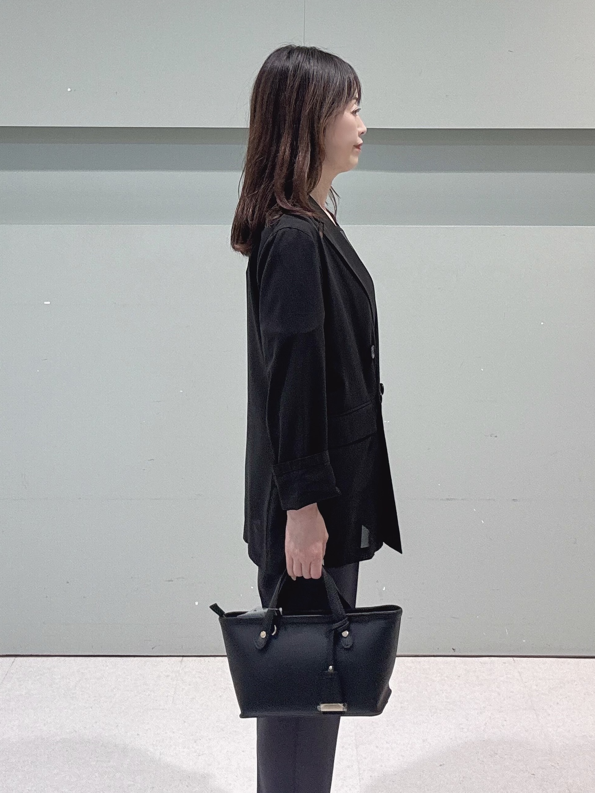 makiさんの「UNTITLED｜【セットアップ可/接触冷感/通気性】ドライシアーダブルジャケット」を使ったコーディネート