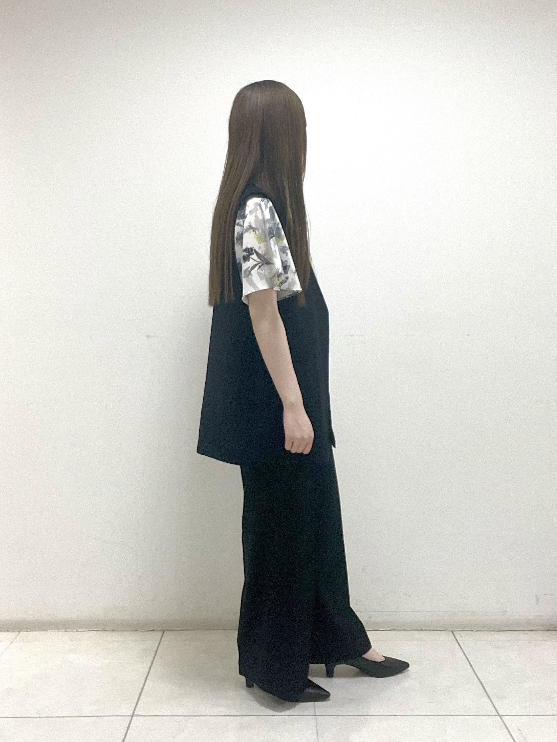 mさんの「INDIVI｜【洗える／多機能／SETUP可】着る日傘ジレジャケット」を使ったコーディネート