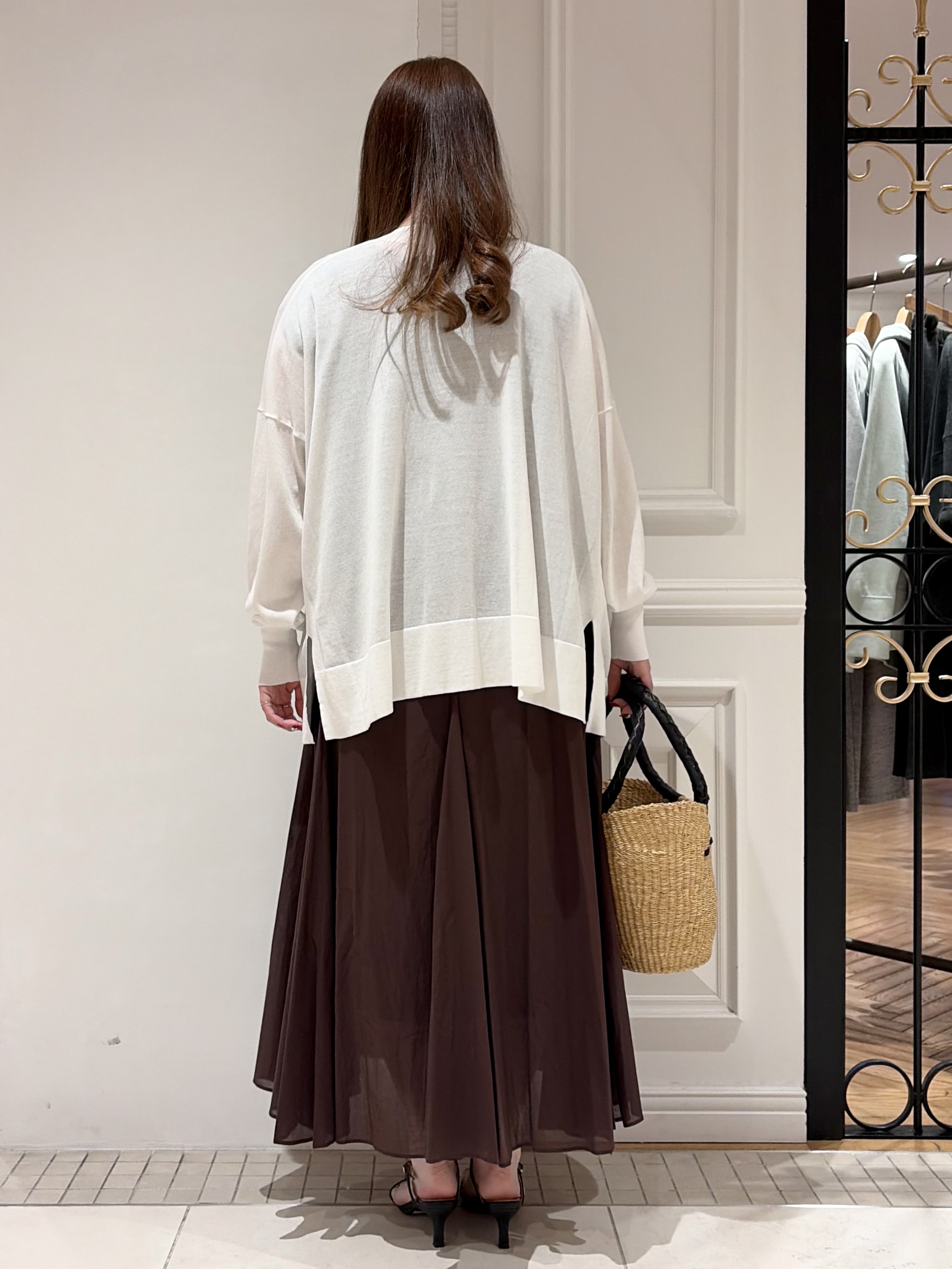 minowaさんの「DRESSTERIOR｜【接触冷感/UVカット】ウォッシャブル スピンコットン カーディガン」を使ったコーディネート
