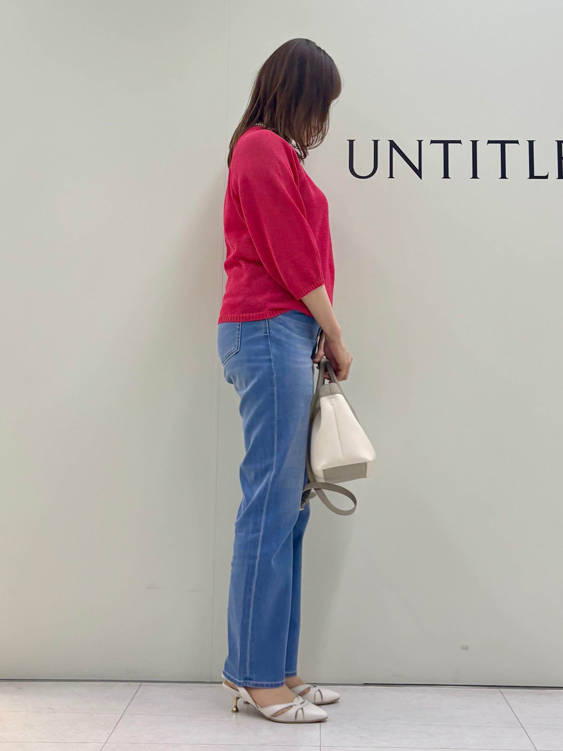 Sakaiさんの「UNTITLED｜【洗える/ゆったり】クルーネックドライニット」を使ったコーディネート