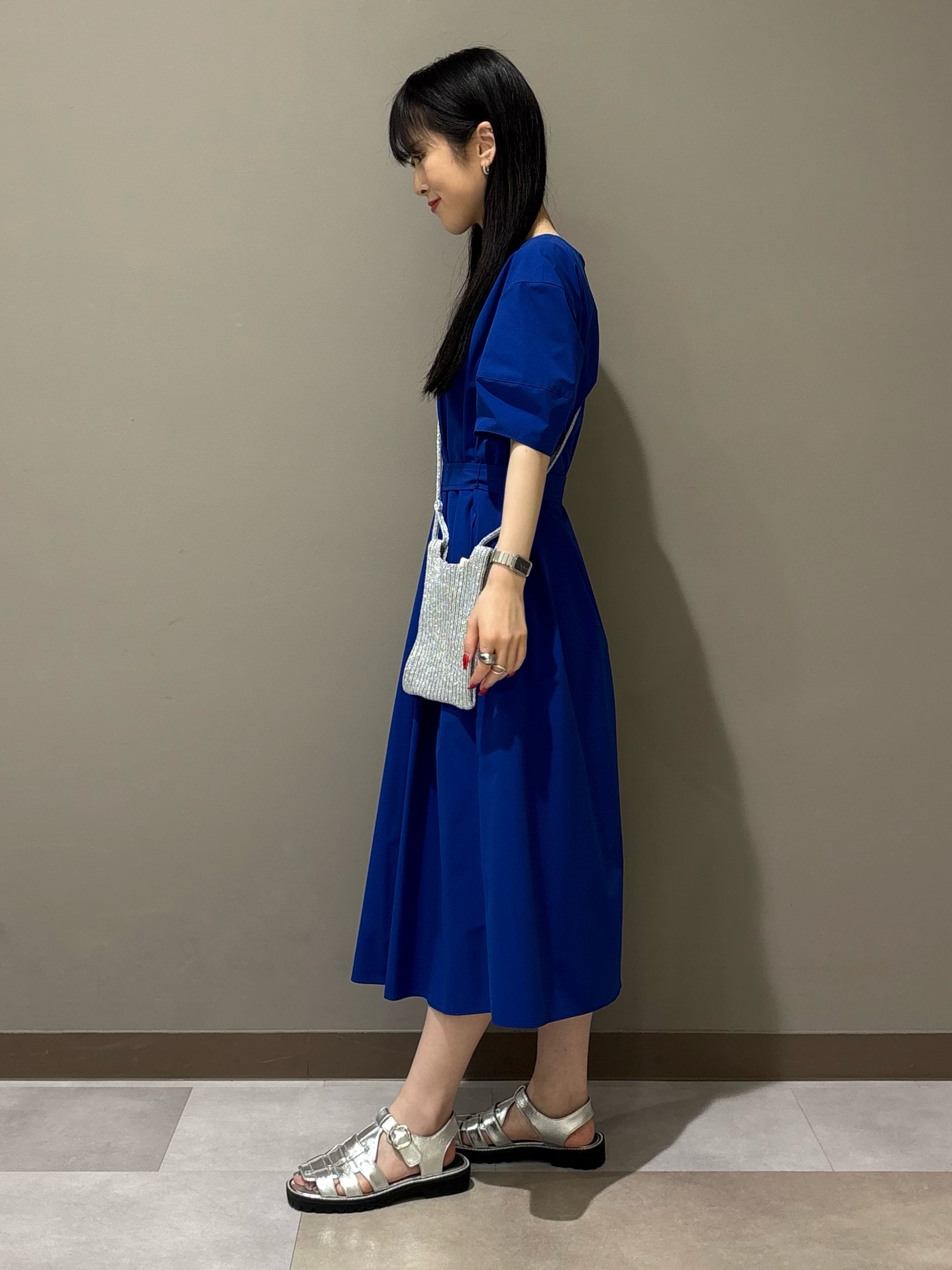 KEIKOさんの「INDIVI｜【洗える／コットン】メッシュジップニットカーディガン」を使ったコーディネート