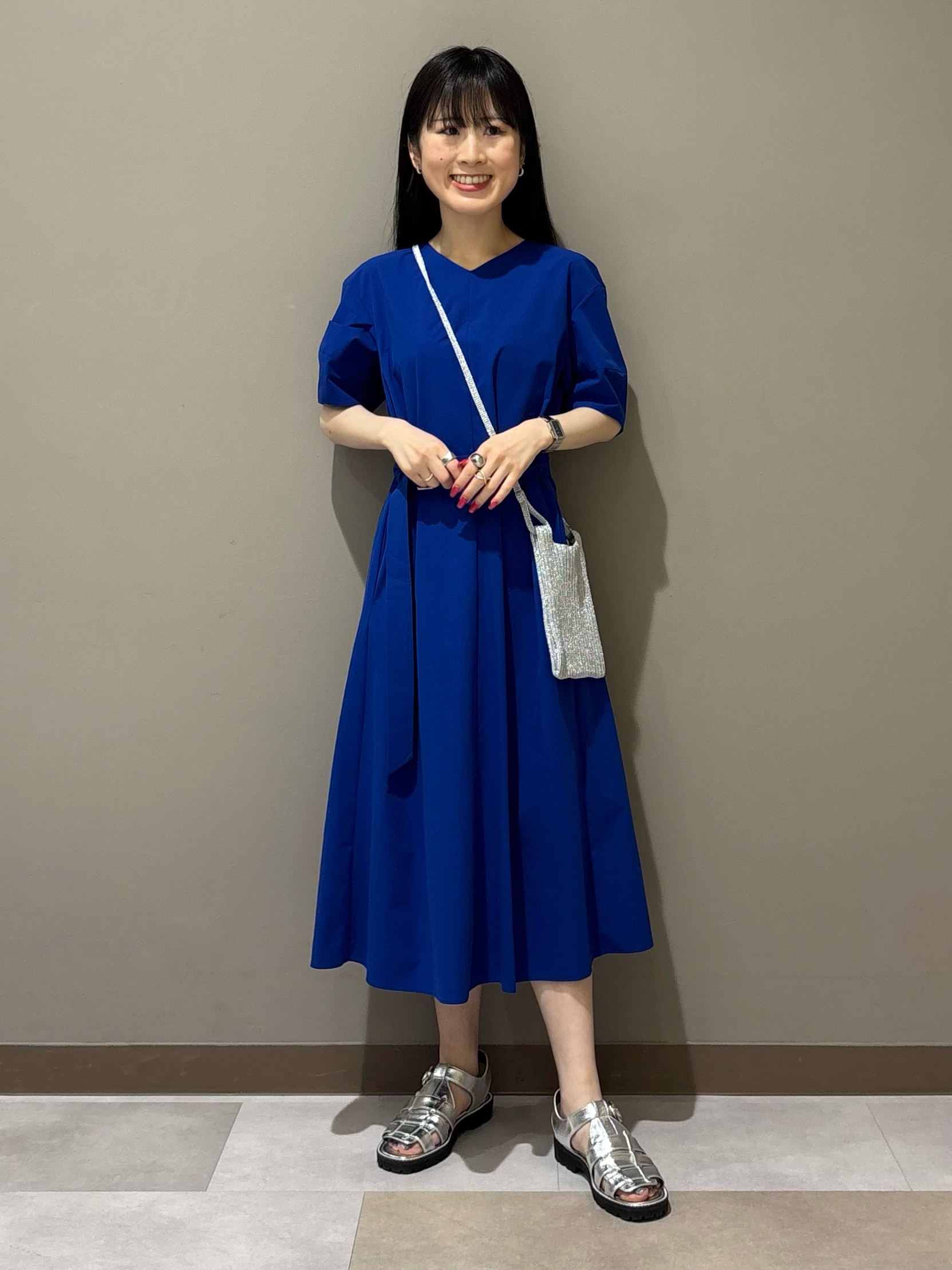 KEIKOさんの「INDIVI｜【洗える／コットン】メッシュジップニットカーディガン」を使ったコーディネート