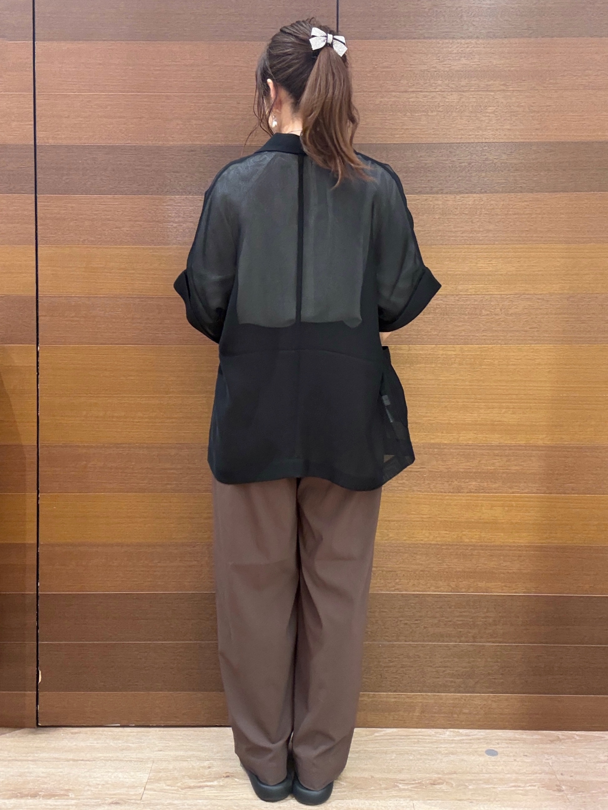 maichiさんの「OPAQUE.CLIP｜メッシュテーラードジャケット【洗濯機OK】」を使ったコーディネート
