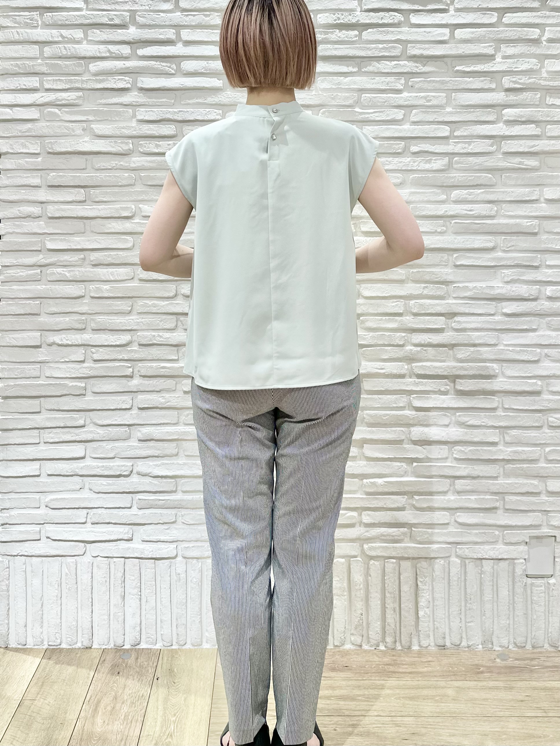 Hana...eさんの「index｜【接触冷感／吸水速乾】ノーカラージャケット／セットアップ対応可《洗える／防シワ／ストレッチ》」を使ったコーディネート
