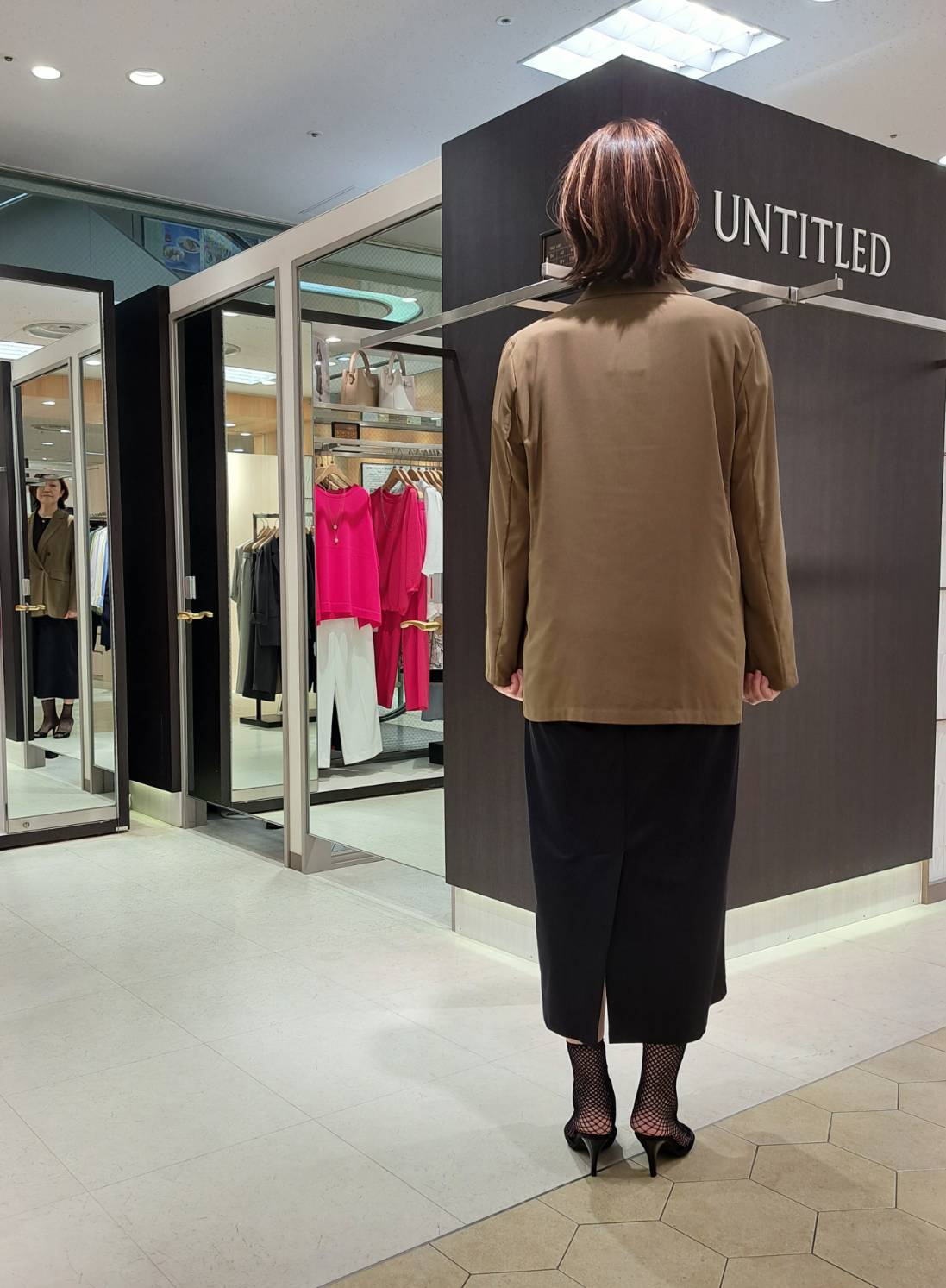 姉さんさんの「UNTITLED｜【セットアップ可/接触冷感/通気性】ドライシアーダブルジャケット」を使ったコーディネート