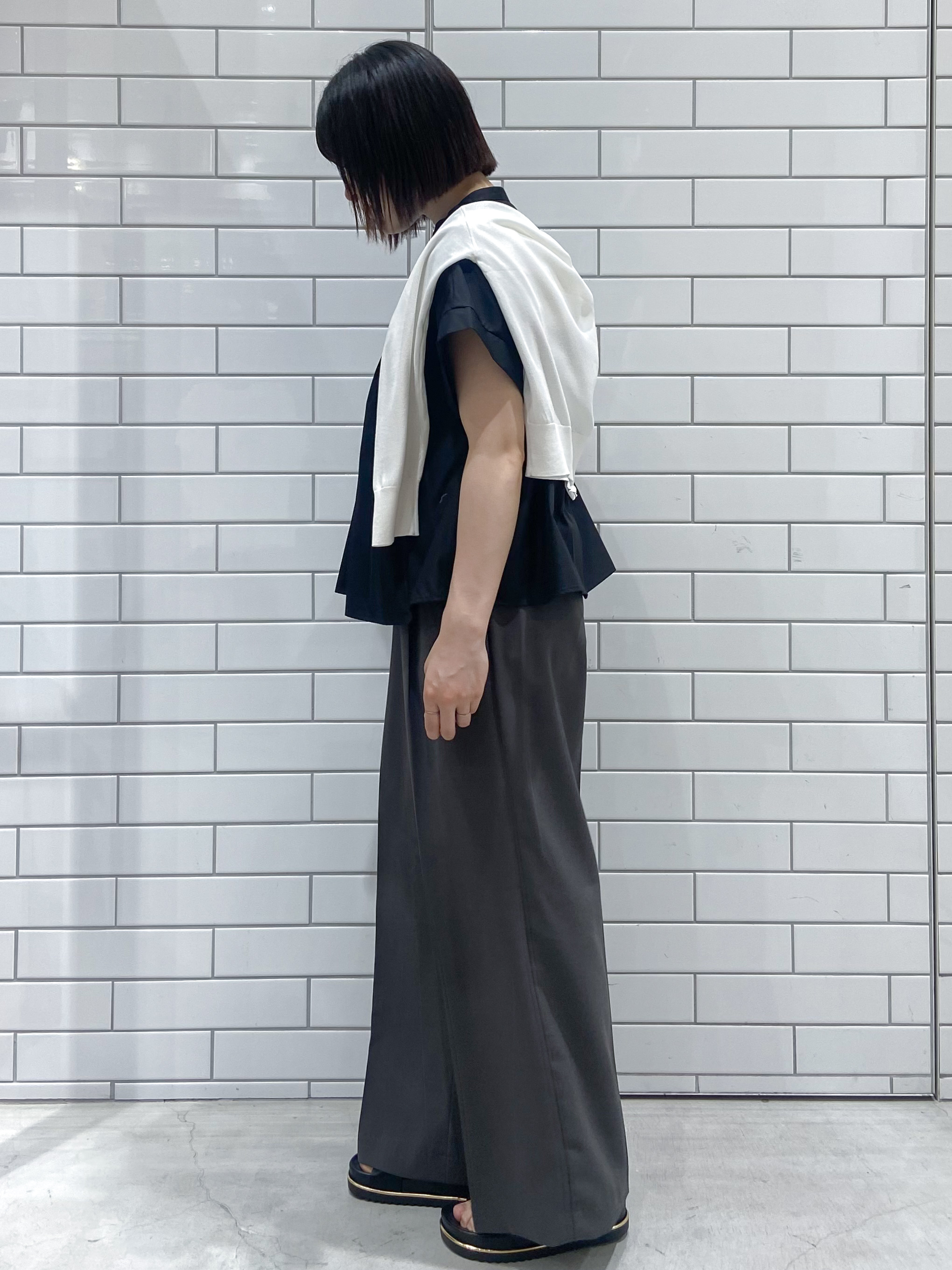 kimiさんの「OPAQUE.CLIP｜ピンタックブラウス【洗濯機OK／イージーアイロン】」を使ったコーディネート