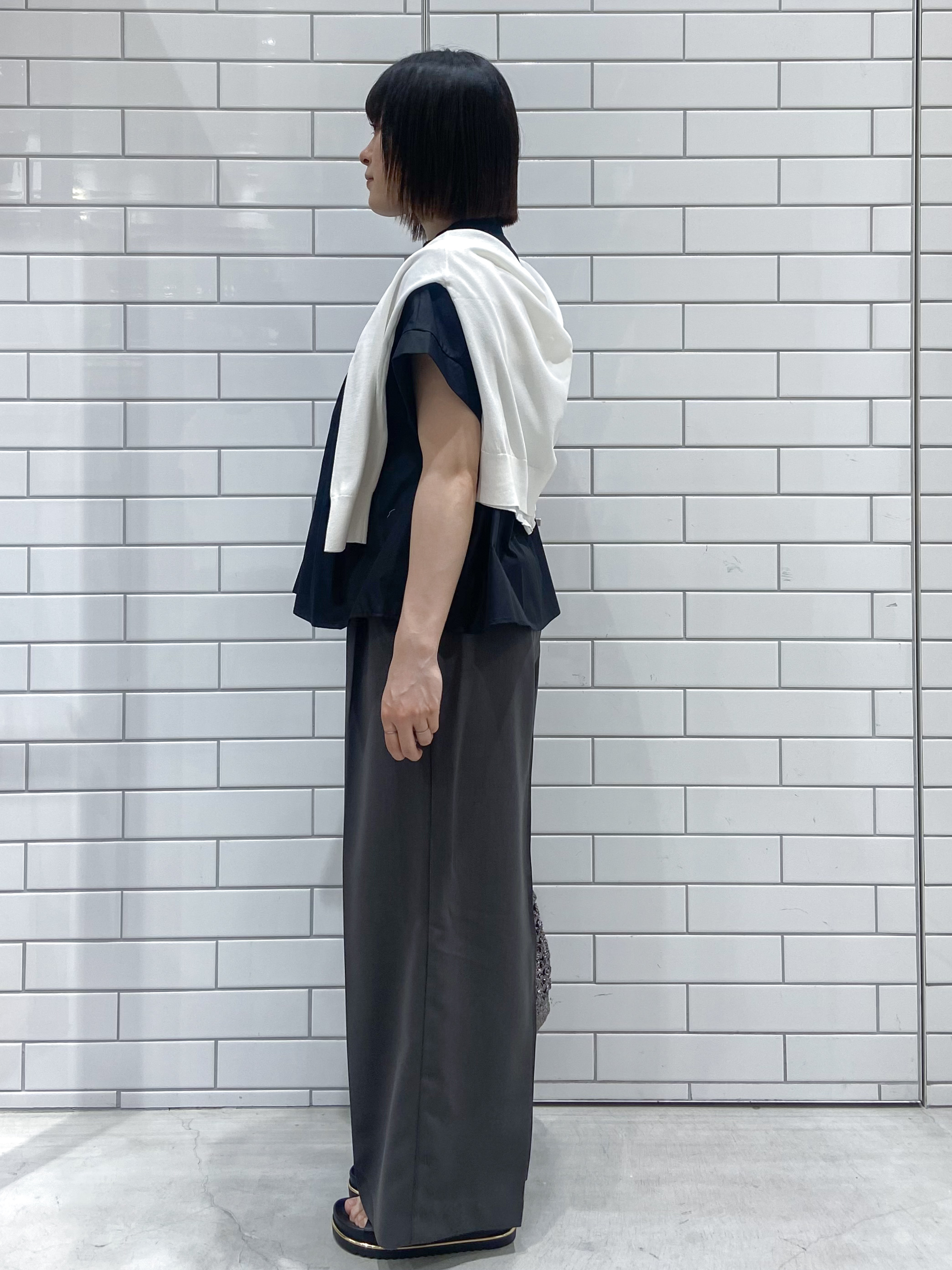 kimiさんの「OPAQUE.CLIP｜ピンタックブラウス【洗濯機OK／イージーアイロン】」を使ったコーディネート