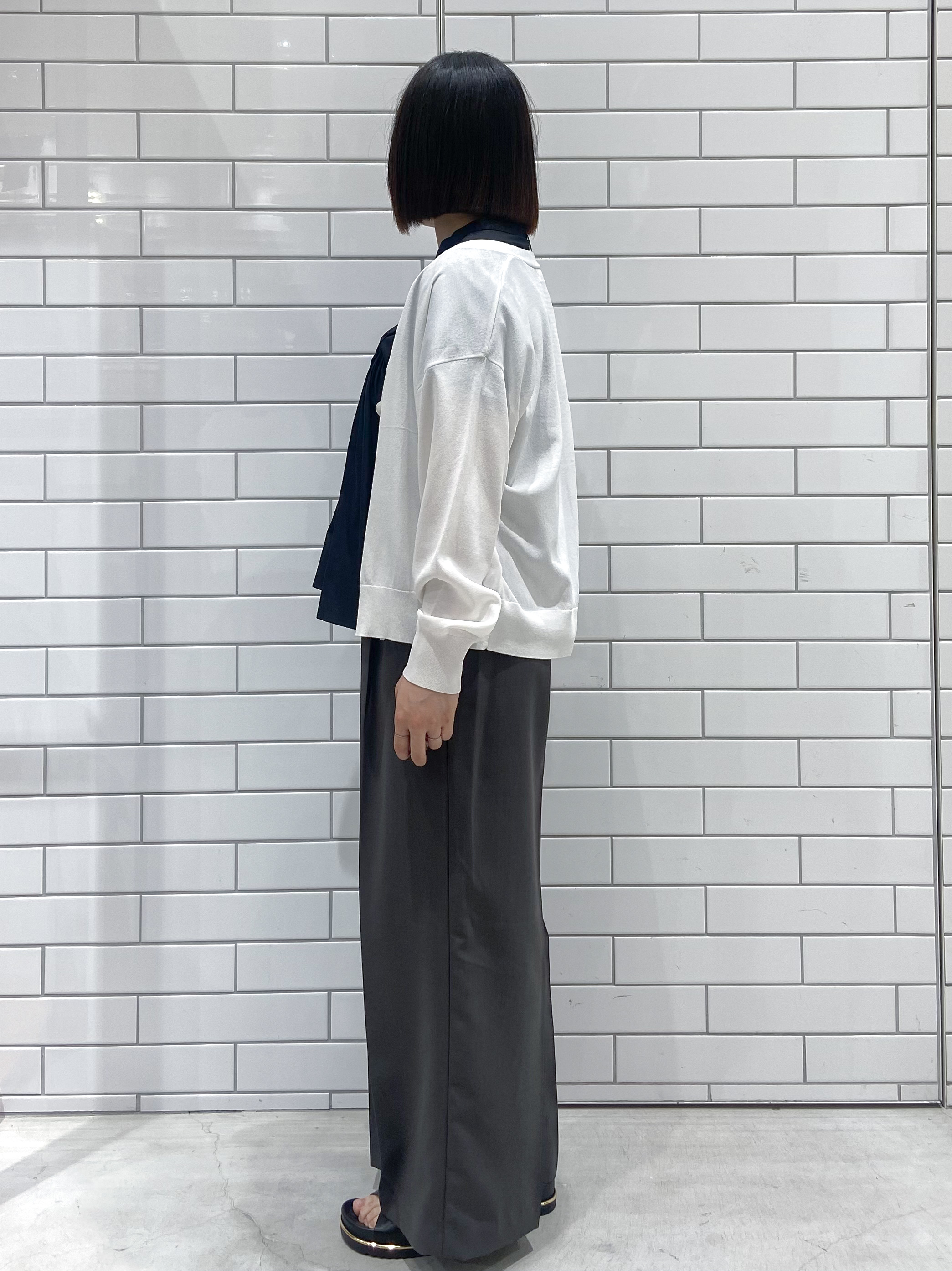 kimiさんの「OPAQUE.CLIP｜ピンタックブラウス【洗濯機OK／イージーアイロン】」を使ったコーディネート