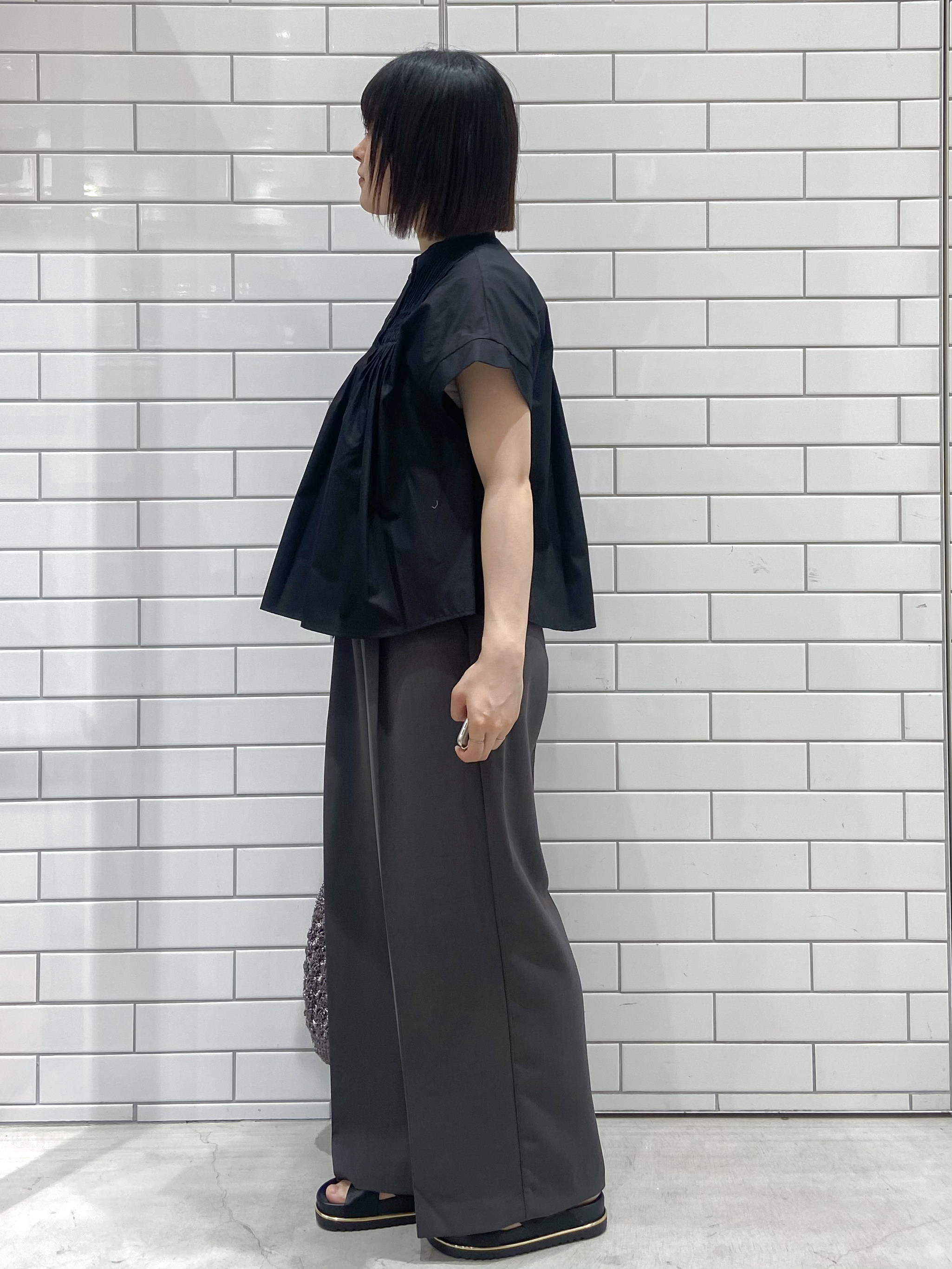kimiさんの「OPAQUE.CLIP｜ピンタックブラウス【洗濯機OK／イージーアイロン】」を使ったコーディネート