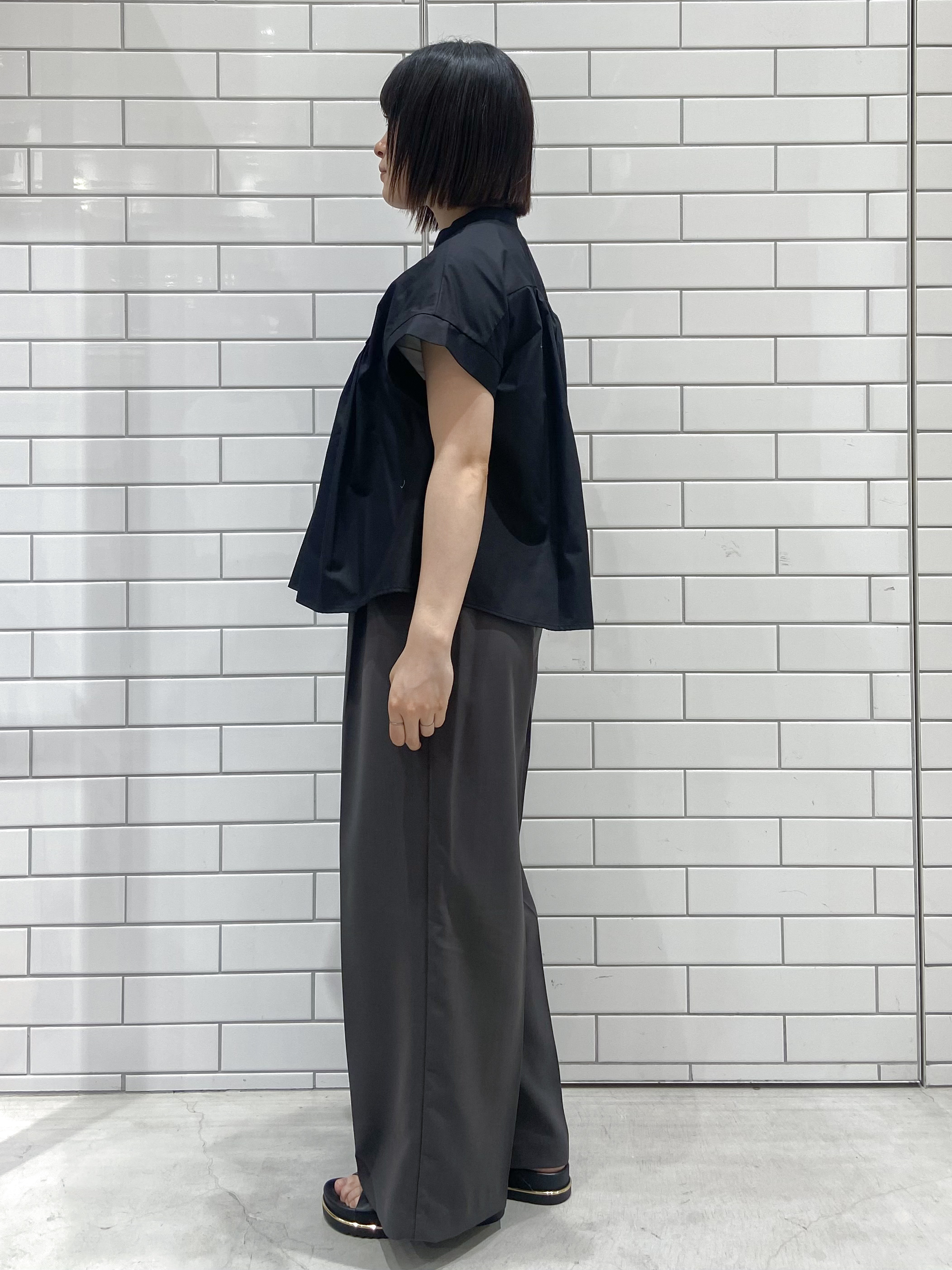 kimiさんの「OPAQUE.CLIP｜ピンタックブラウス【洗濯機OK／イージーアイロン】」を使ったコーディネート