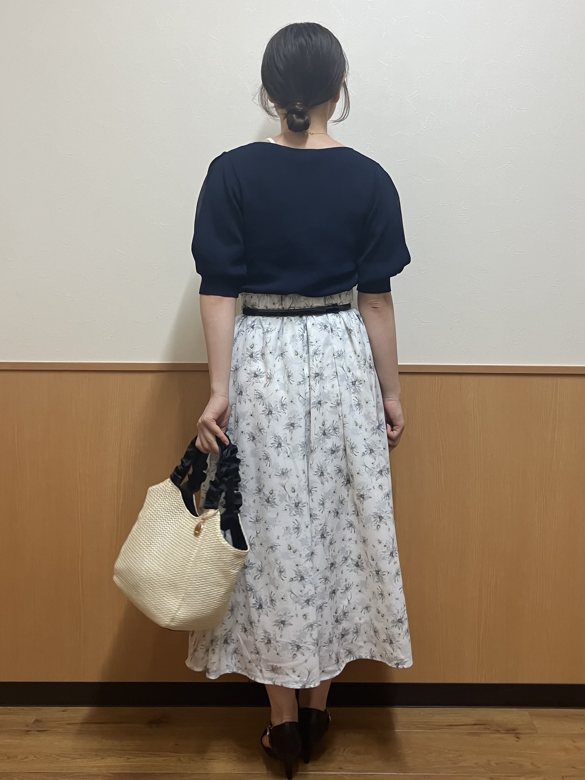 MAYUKIさんの「index｜【接触冷感】クールタッチラップスリーブニット《UVケア／洗濯機OK／XS～3L／9col》」を使ったコーディネート