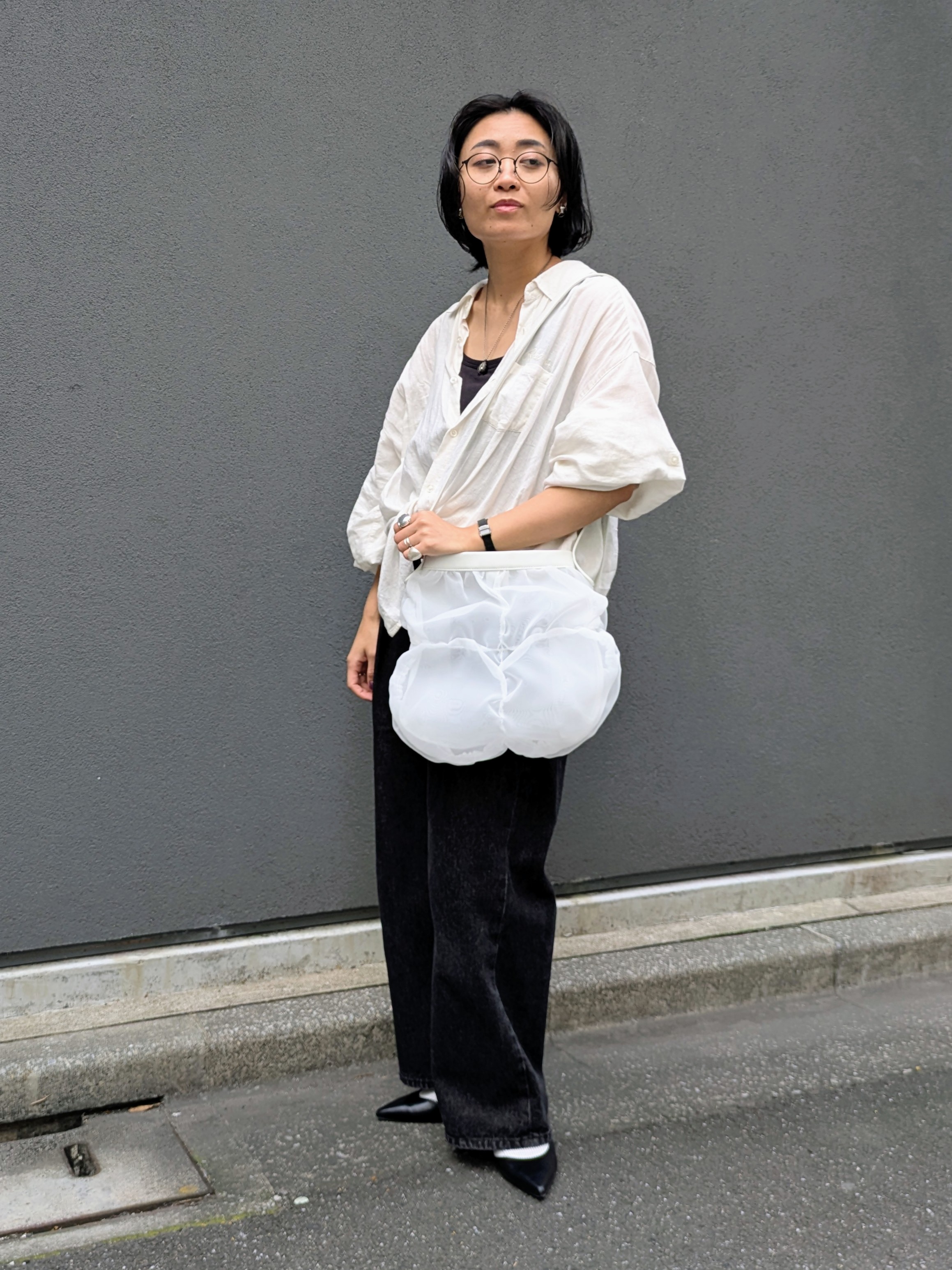 MTさんの「HIROKO HAYASHI｜FABRE（ファーブル）ショルダーバッグ」を使ったコーディネート